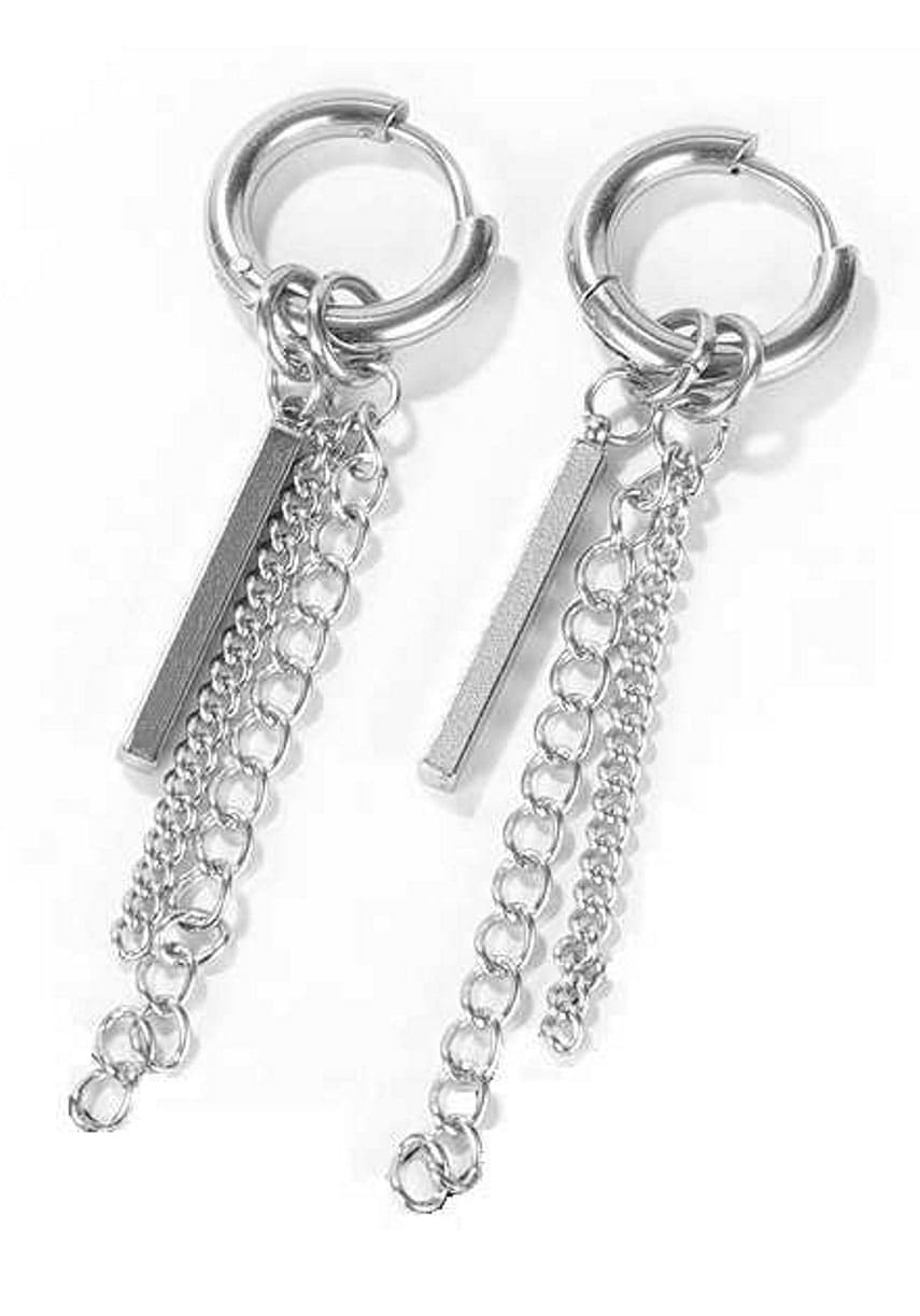 Firetti Paar Creolen "Schmuck Geschenk Chain" Einhänger abnehmbar