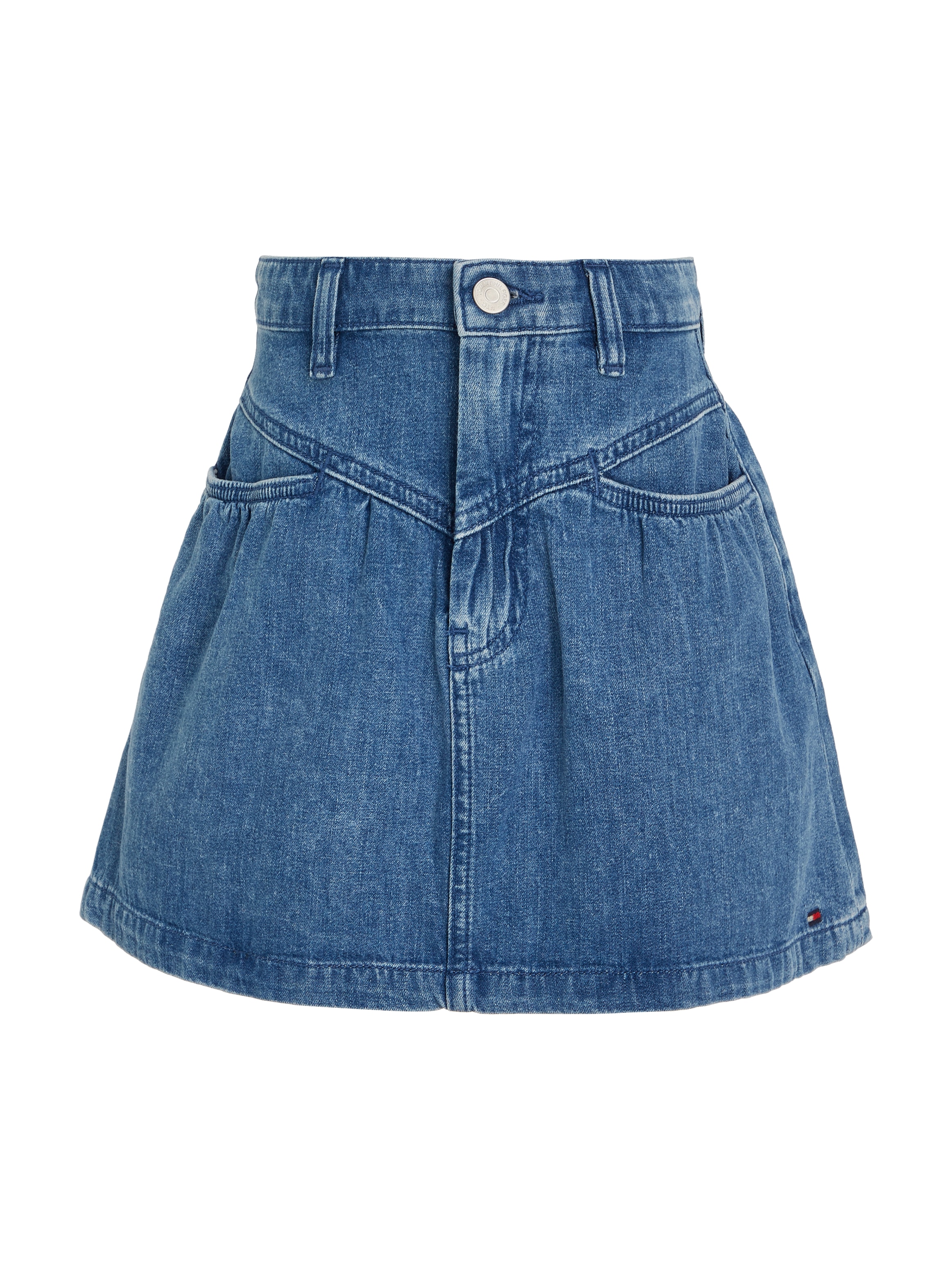 Tommy Hilfiger A-Linien-Rock »DENIM FRONT YOKE DETAIL SKIRT«, Kinder bis 16 Jahre