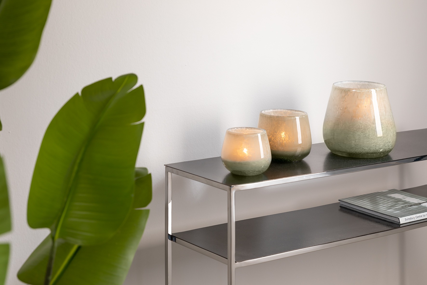 Fink Tischvase »MARLY«, (1 St.), Dekovase, Blumenvase, Windlicht, Vase aus Glas