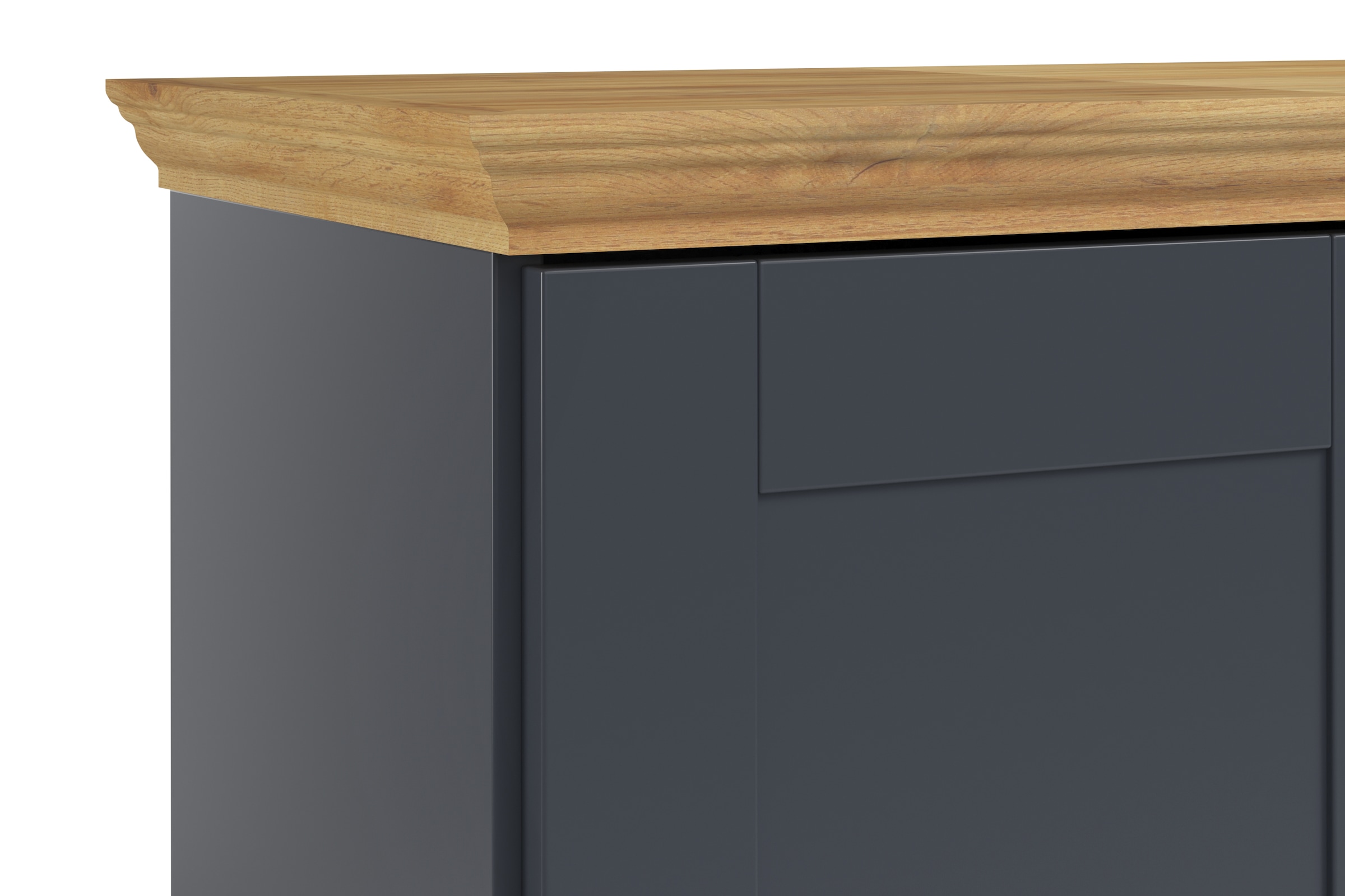 Home affaire Kommode »Motala«, 5 Schubladen und 2 verstellbare Einlegeböden, Breite 75cm, Höhe 110cm