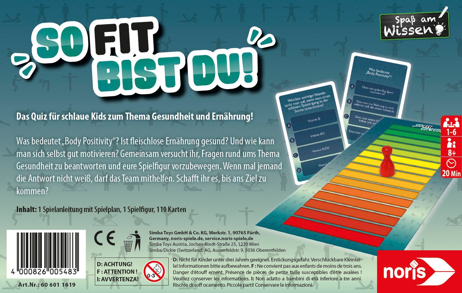 Noris Spiel »So fit bist du«, Made in Germany