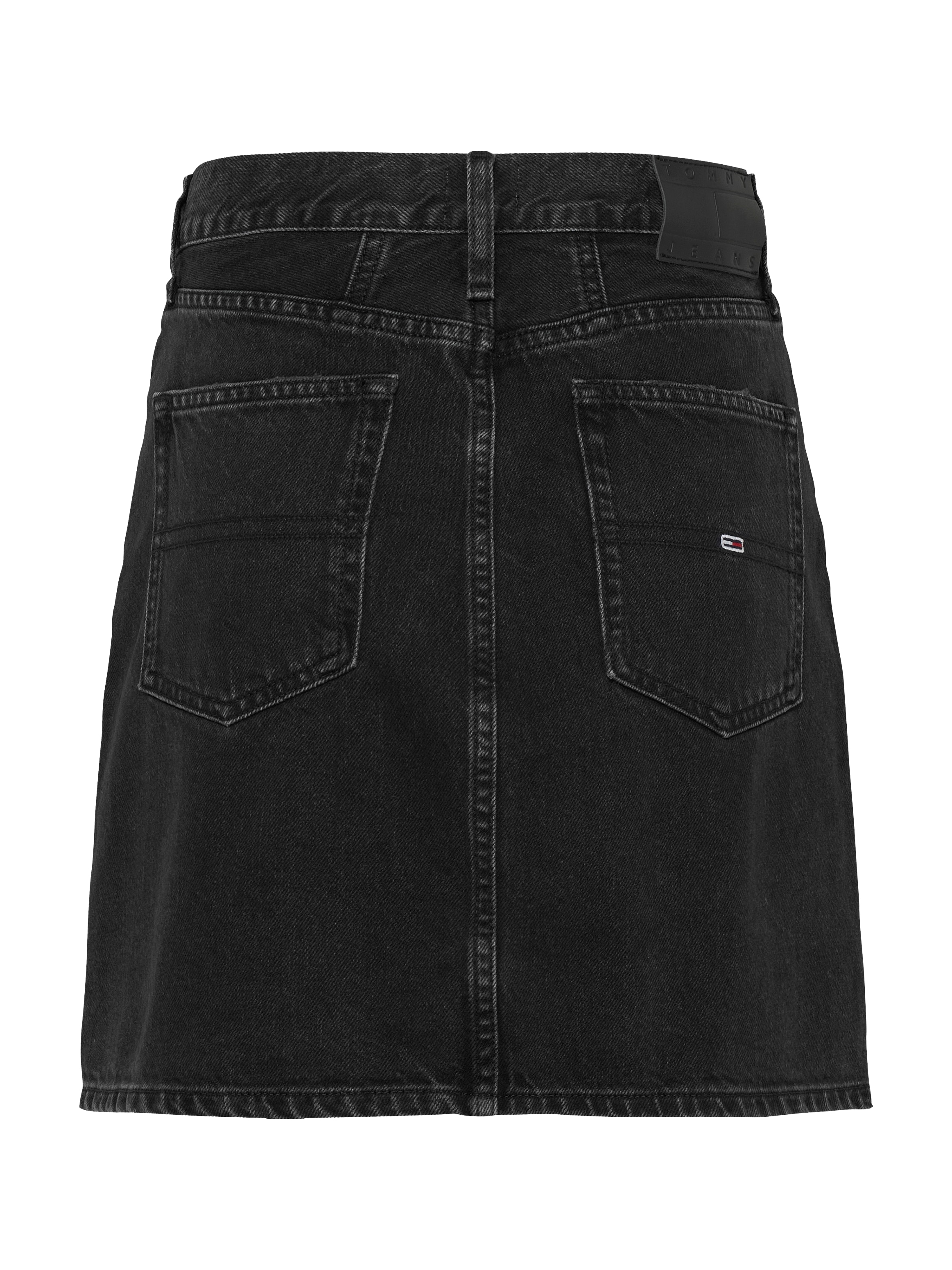 Tommy Jeans Jeansrock »MOM SKIRT BI8080«, in schwarzer Waschung, in Mini-Länge