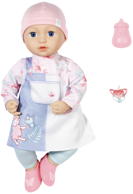 Babypuppe »Mia, 43 cm«, mit Schlafaugen und Schnuller