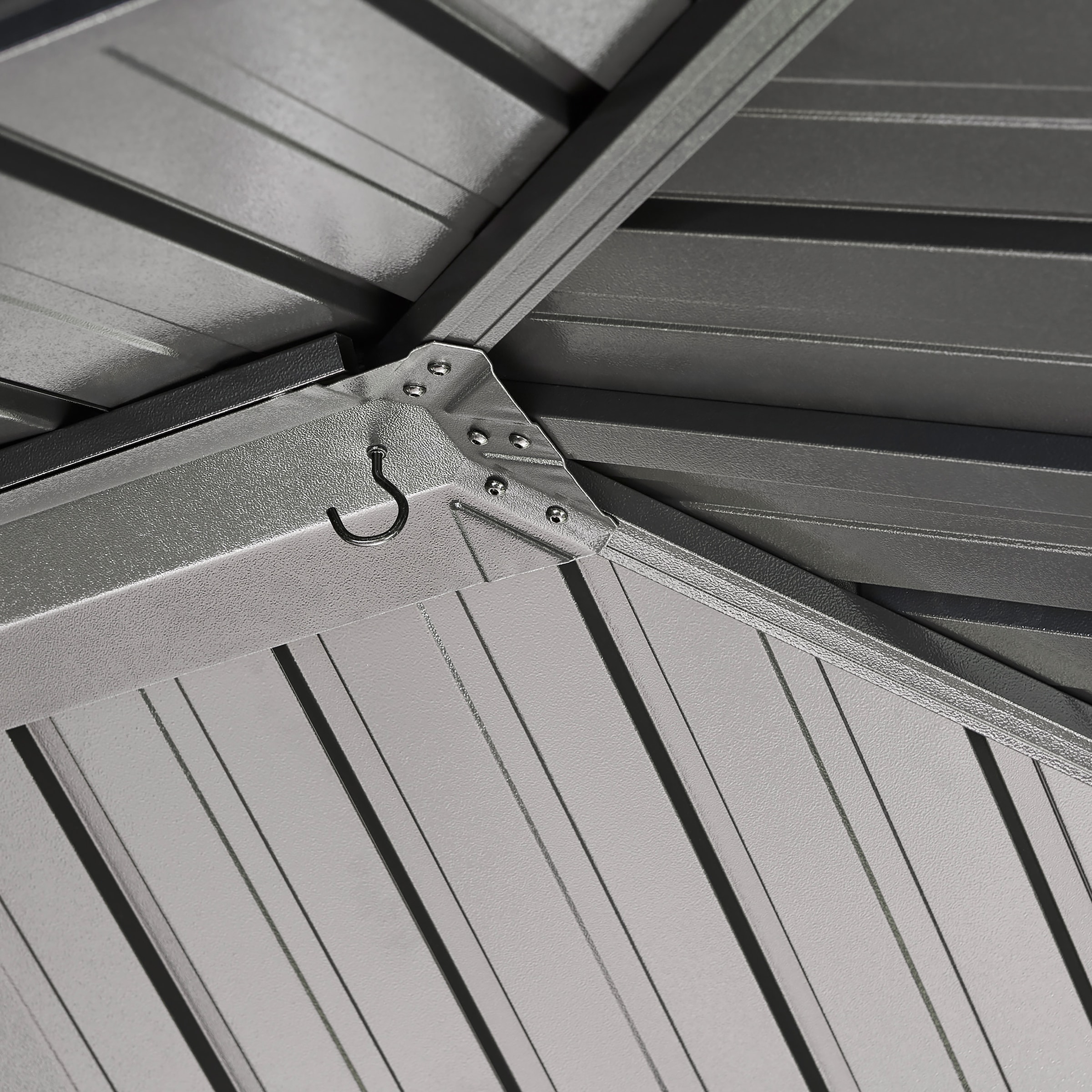 Sojag Pavillon »London Schwarz« Massive Konstruktion aus Aluminium