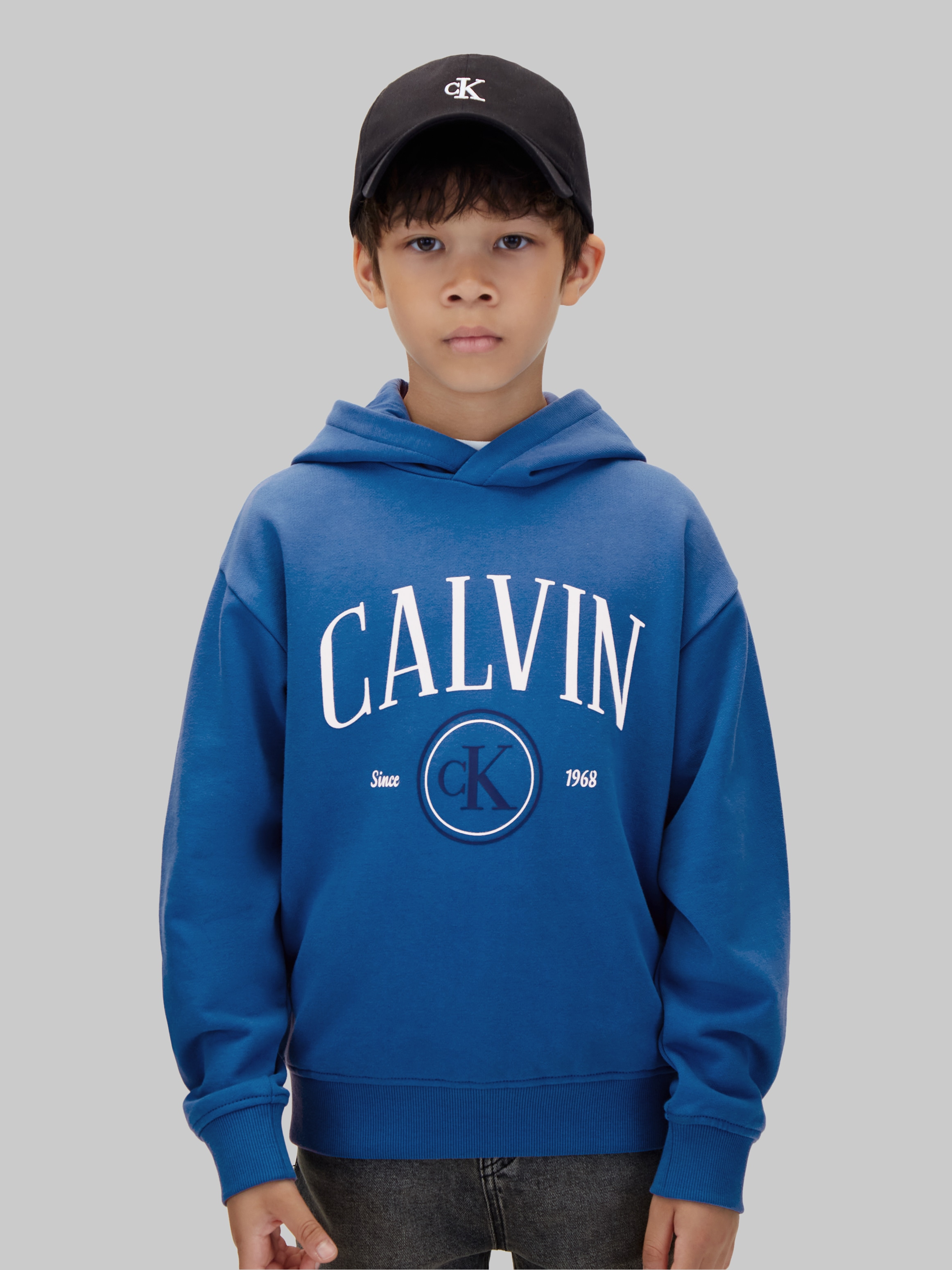 Calvin Klein Jeans Kapuzensweatshirt »CALVIN CK CIRCLE HOODIE«, Regular fit mit Kapuze
