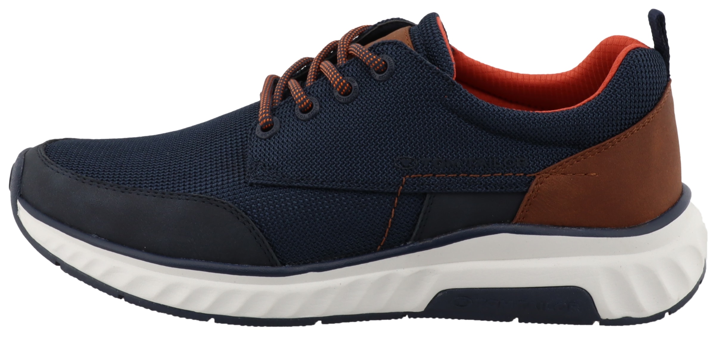 TOM TAILOR Keilsneaker, Freizeitschuh, Halbschuh, Schnürschuh mit Tom Tailor Marken-Label