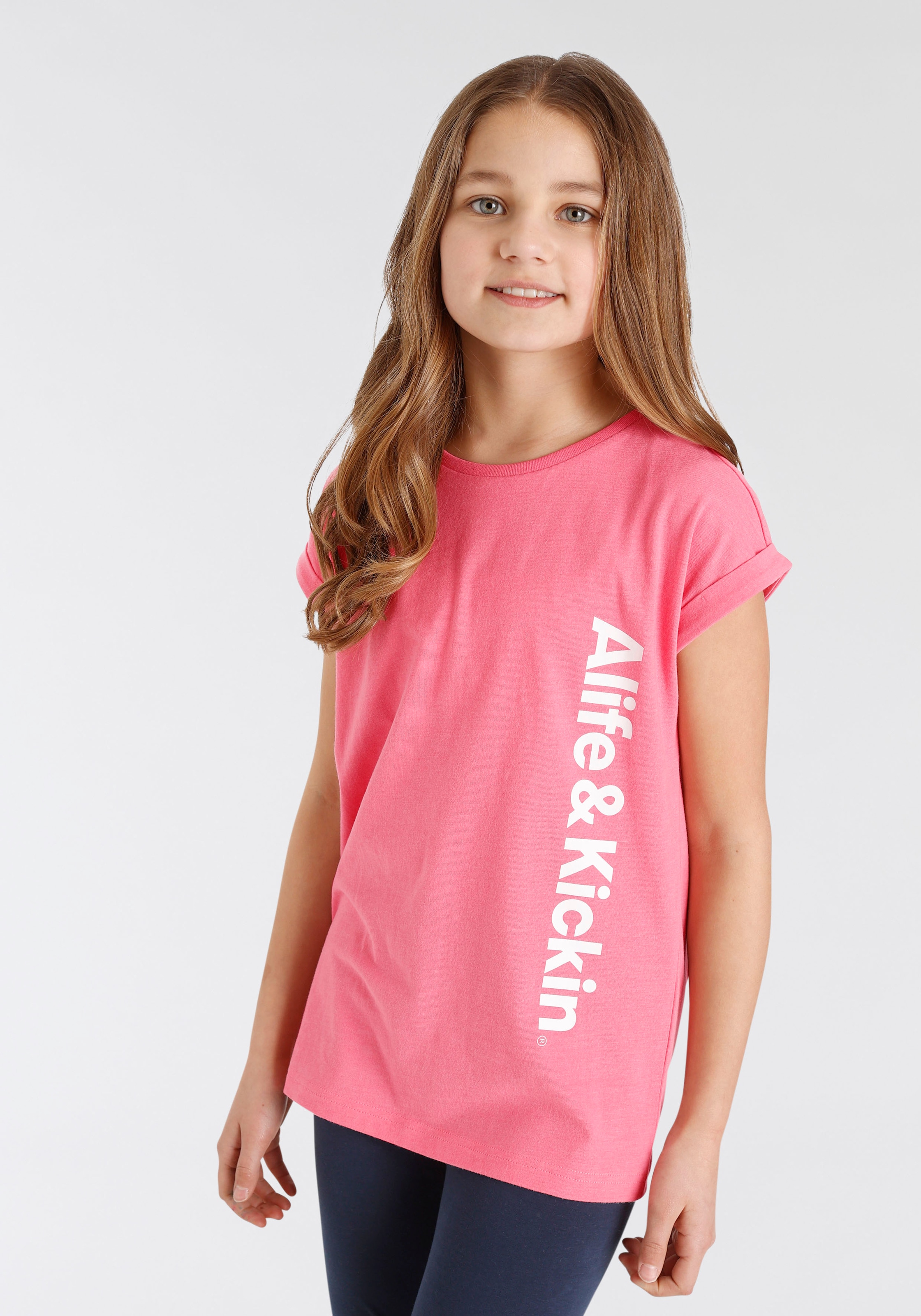 Alife & für Kids. ♕ Logo & bei Druck«, MARKE! »mit NEUE Kickin Alife T-Shirt Kickin