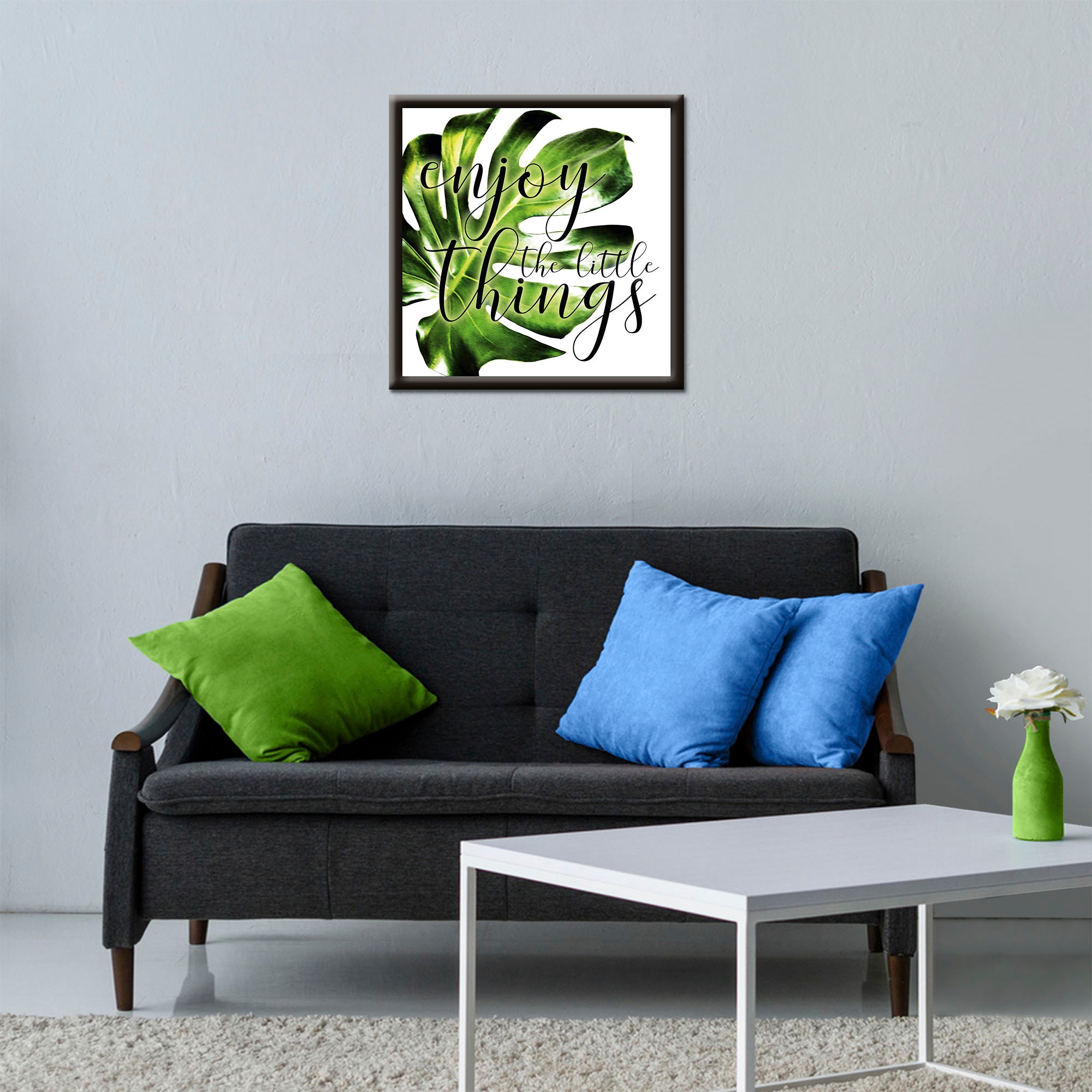 Artland Wandbild »Genieße die kleinen Dinge«, Sprüche & Texte, (1 St.)