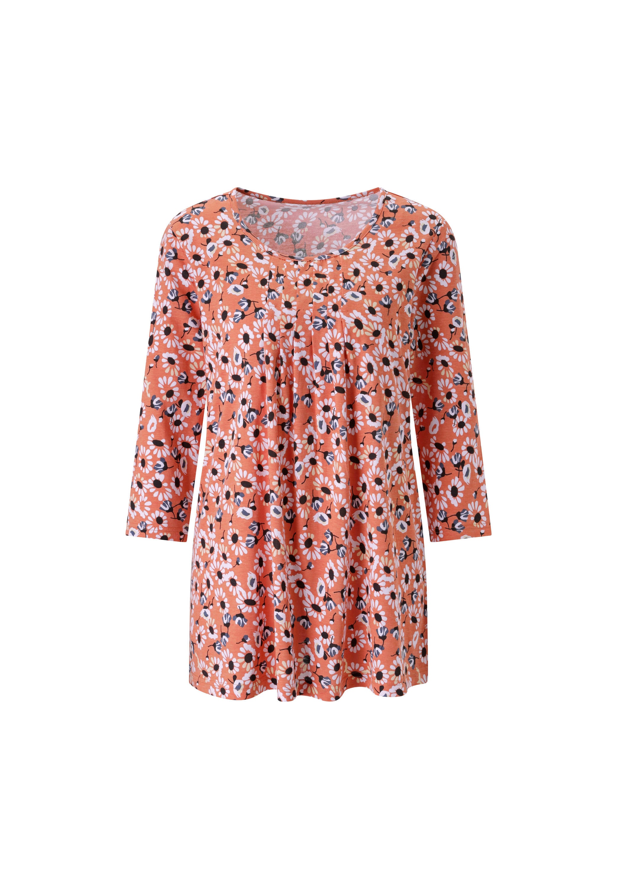 Sieh an! Longshirt »Longshirt Longshirt im Blüten-Dessin«