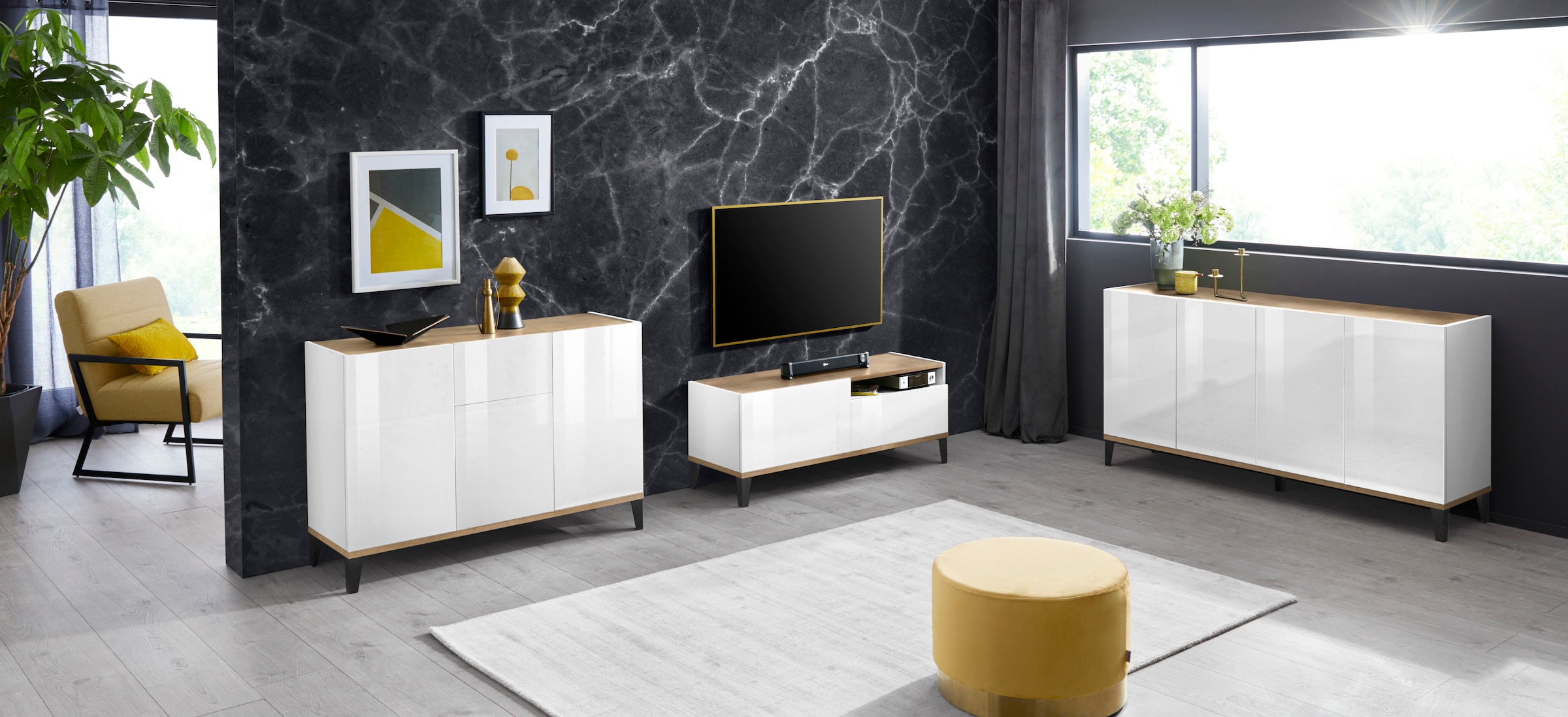 INOSIGN Lowboard »SunriseTV-Board, TV-Schrank«, Breite 120 cm