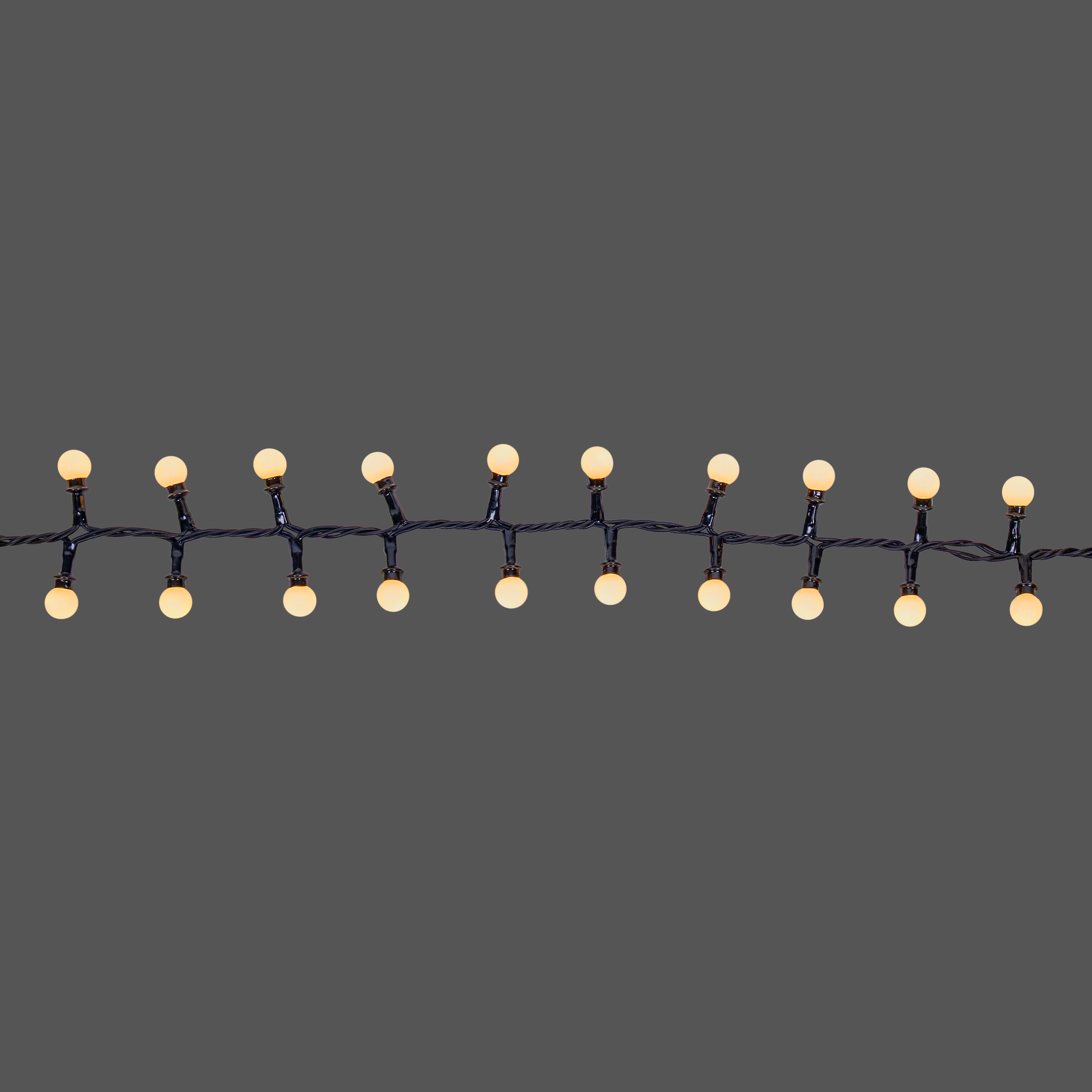 OTTO home LED-Lichterkette »Clusterlichterkette mit Kugel LEDs, 3/6/2/18/24 m Länge, bunt, 11 Modi« warmweiß & bunt, Timer, Memory Funktion, IP44, Indoor, Outdoor, Garten