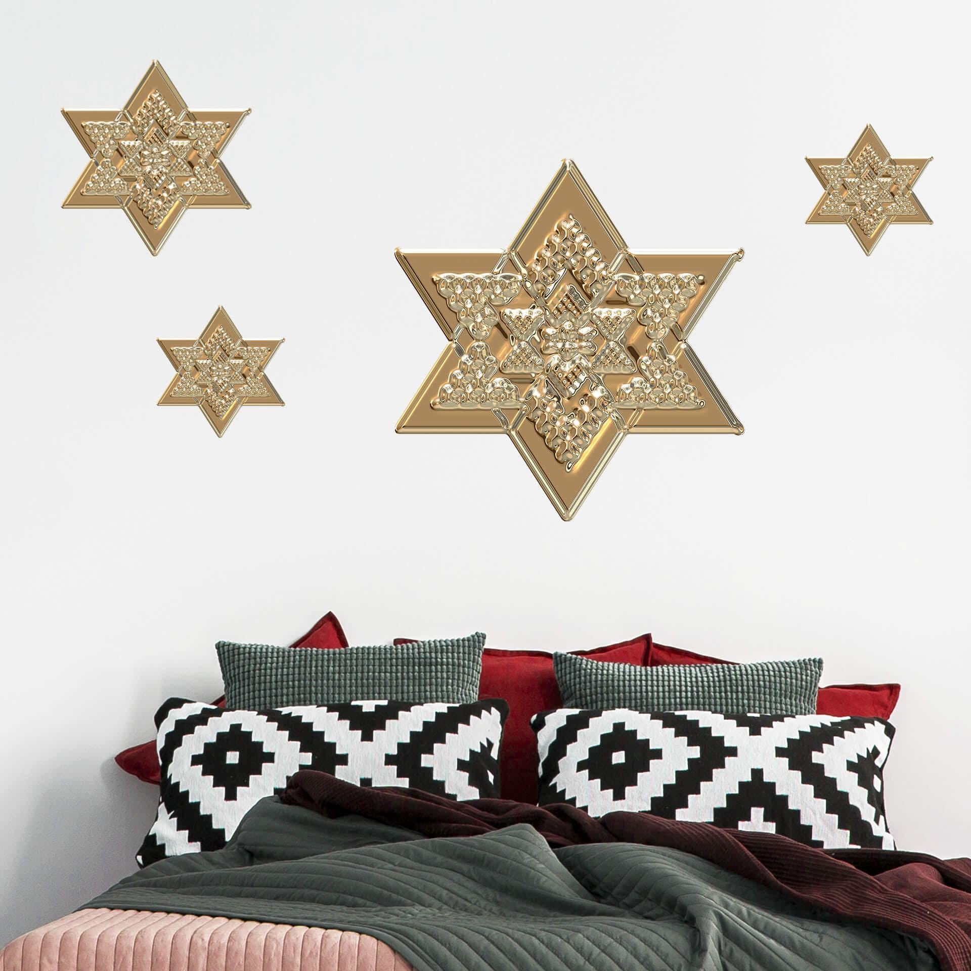 kaufen Wandtattoo Raten Gold« Star Wall-Art auf »Metallic
