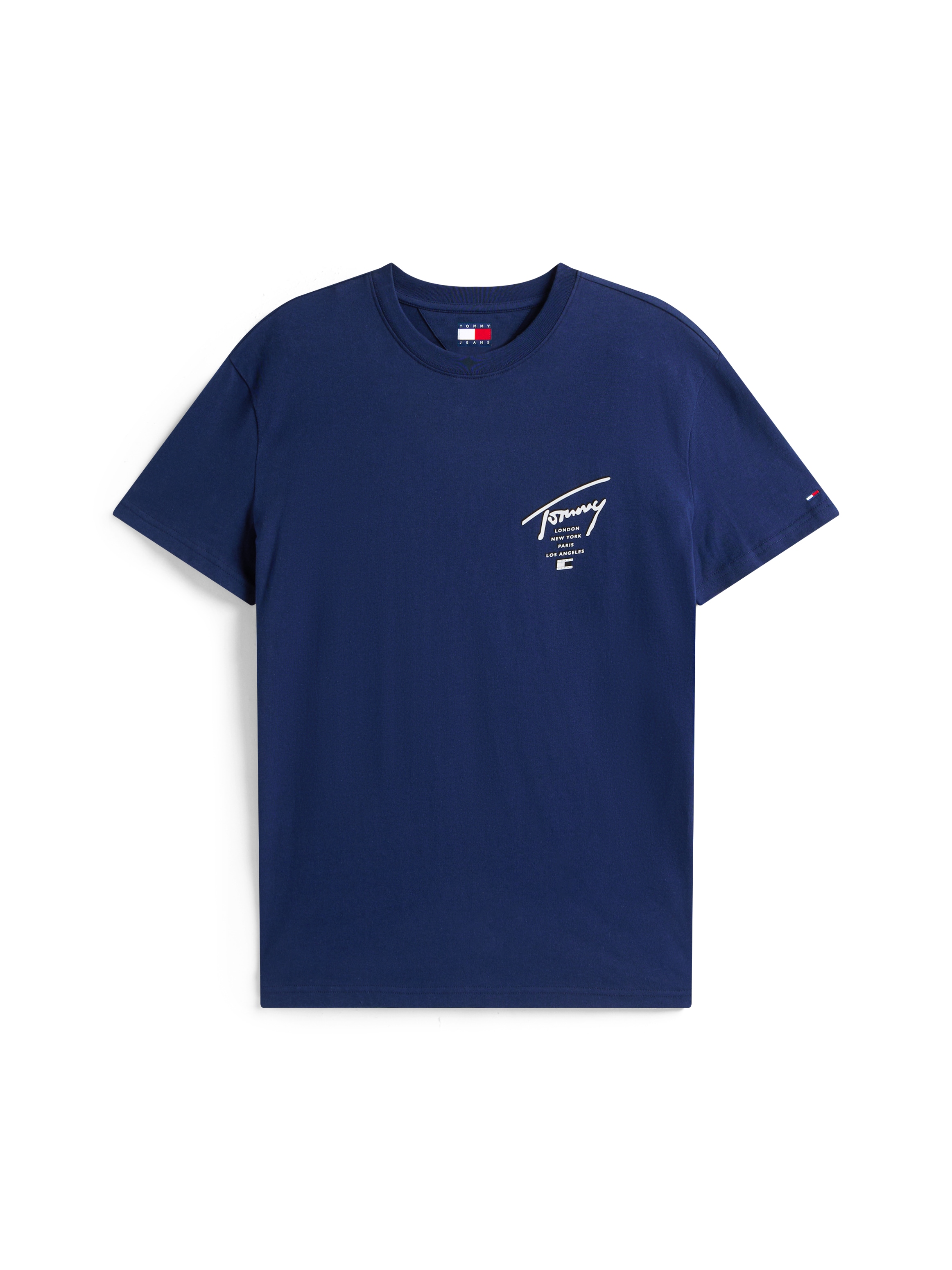 Tommy Jeans T-Shirt »TJM SIGN CITY TEE EXT«, Rundhals, regular fit, großer Rückenprint