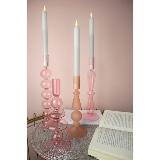 AM Design Kerzenhalter »Stabkerzenhalter aus Glas«, (Set, 2 St.), Höhe ca.  29 cm auf Raten kaufen