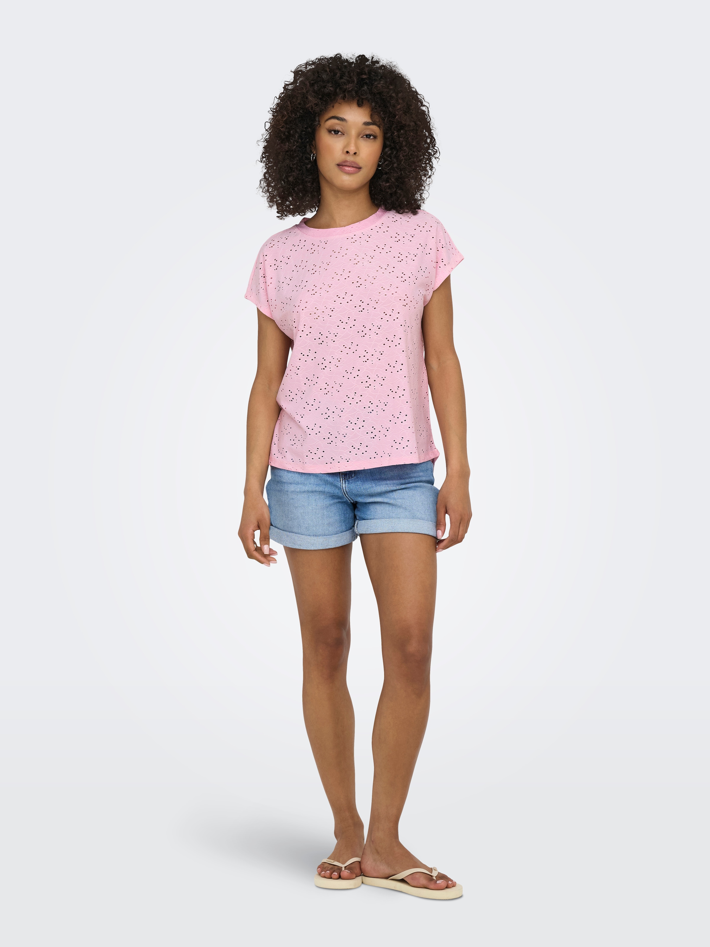 ONLY Kurzarmshirt »ONLSMILLA S/S TOP JRS NOOS«