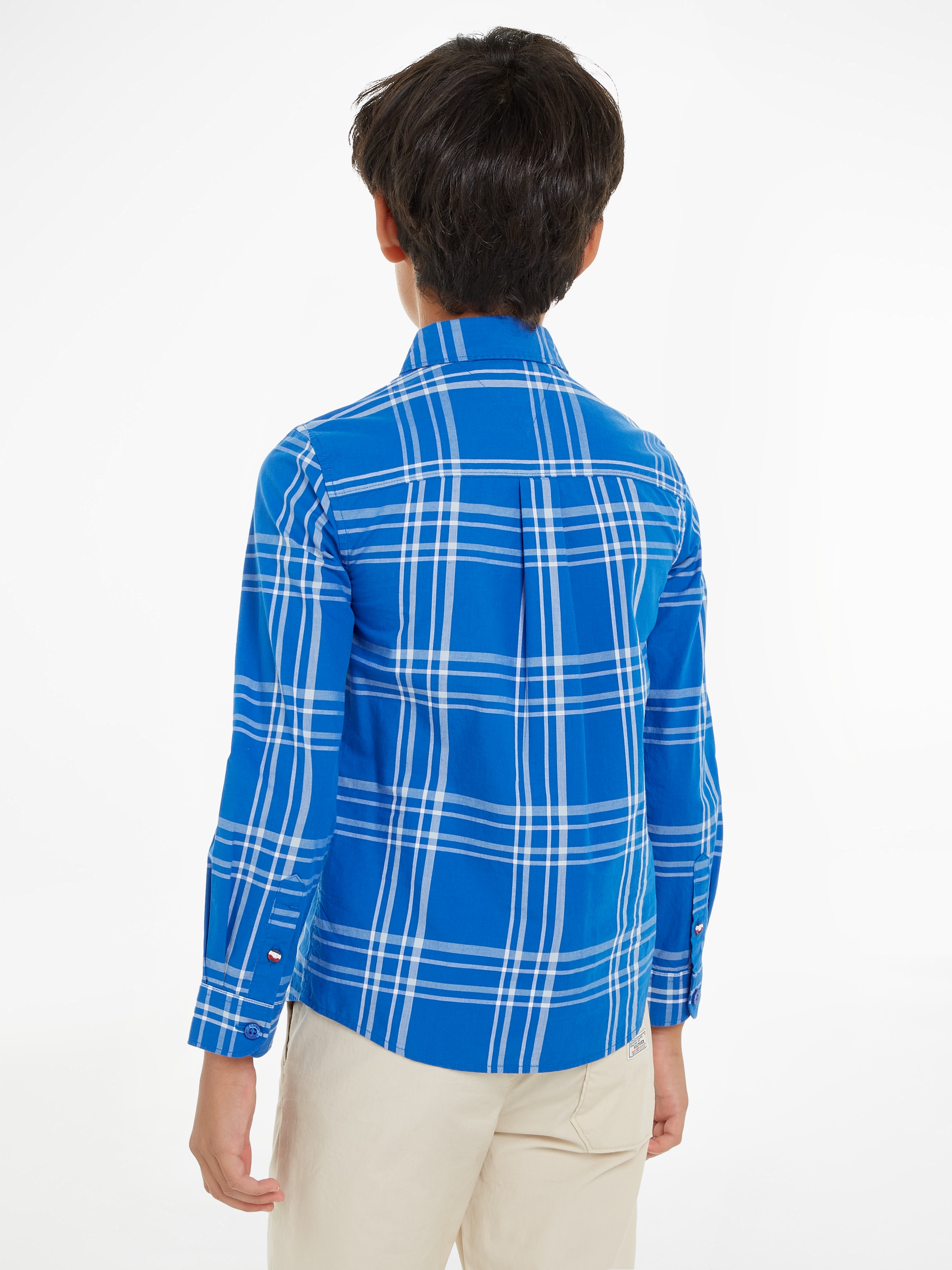 Tommy Hilfiger Langarmhemd »CHECK SHIRT L/S«, Kinder bis 16 Jahre
