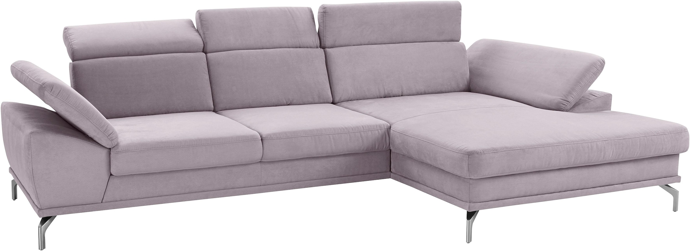 sit&more Ecksofa »Scorpio L-Form«, inklusive Sitztiefenverstellung, wahlweise mit Kopfverstellung