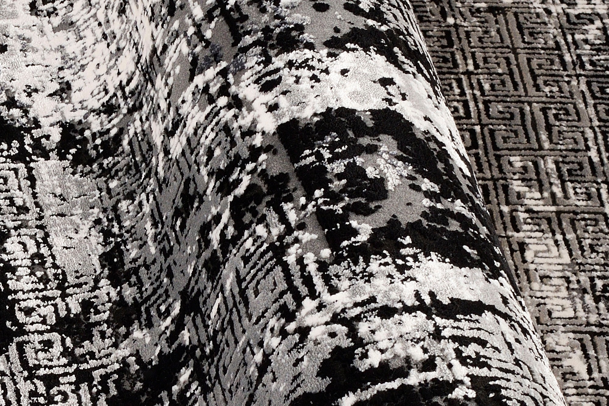 machalke® Teppich »frame« rechteckig 8 mm Höhe Design Teppich, Vintage Optik, Wohnzimmer