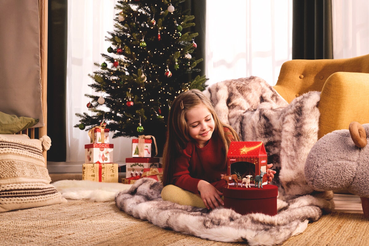 Schleich® Spielfigur »FARM WORLD, Weihnachtskrippe (42822)«