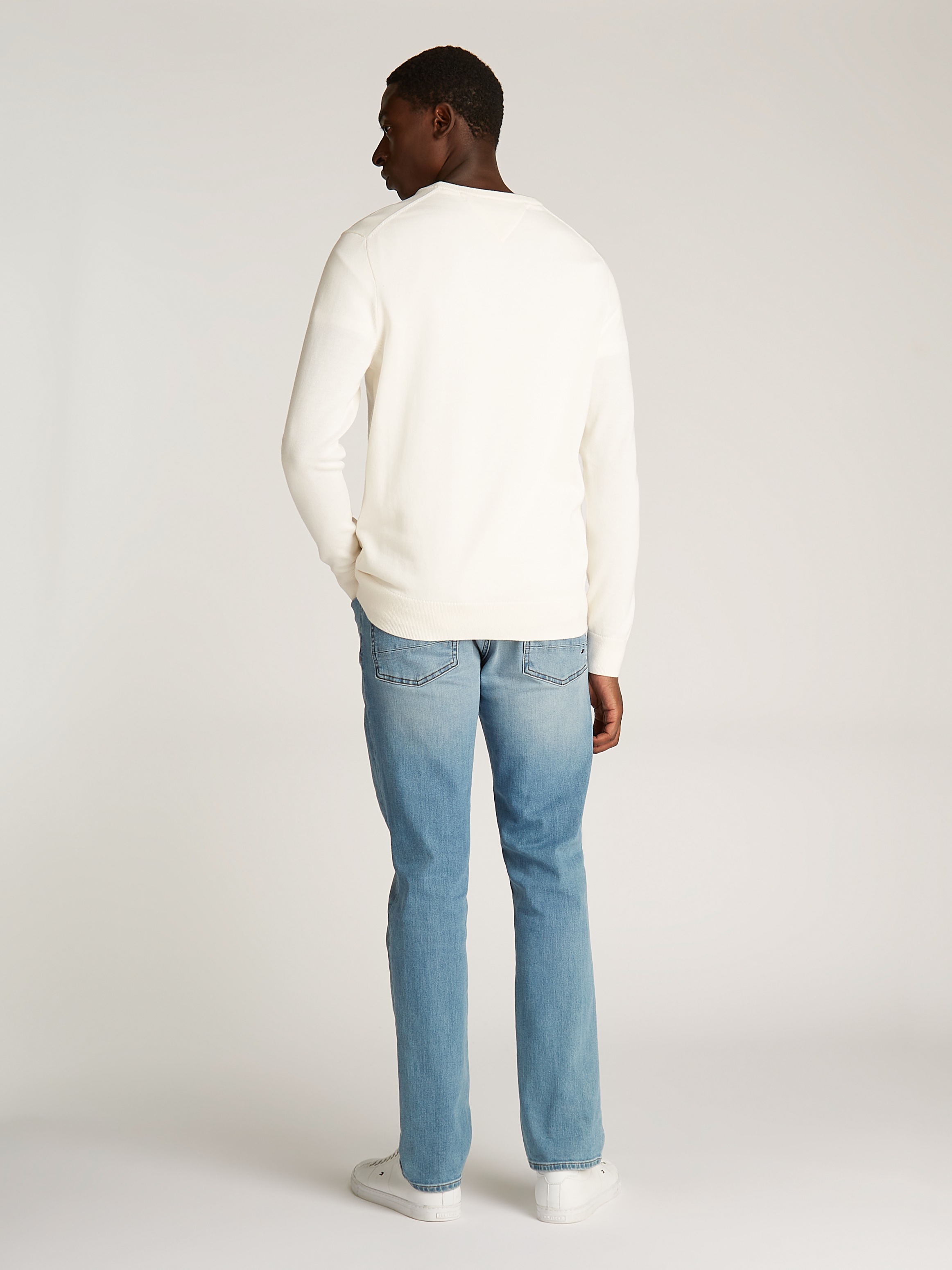 Tommy Hilfiger »ESSENTIAL COTTON CREW NECK« 100% Baumwolle Crewneck Regular Fit Premium Mode