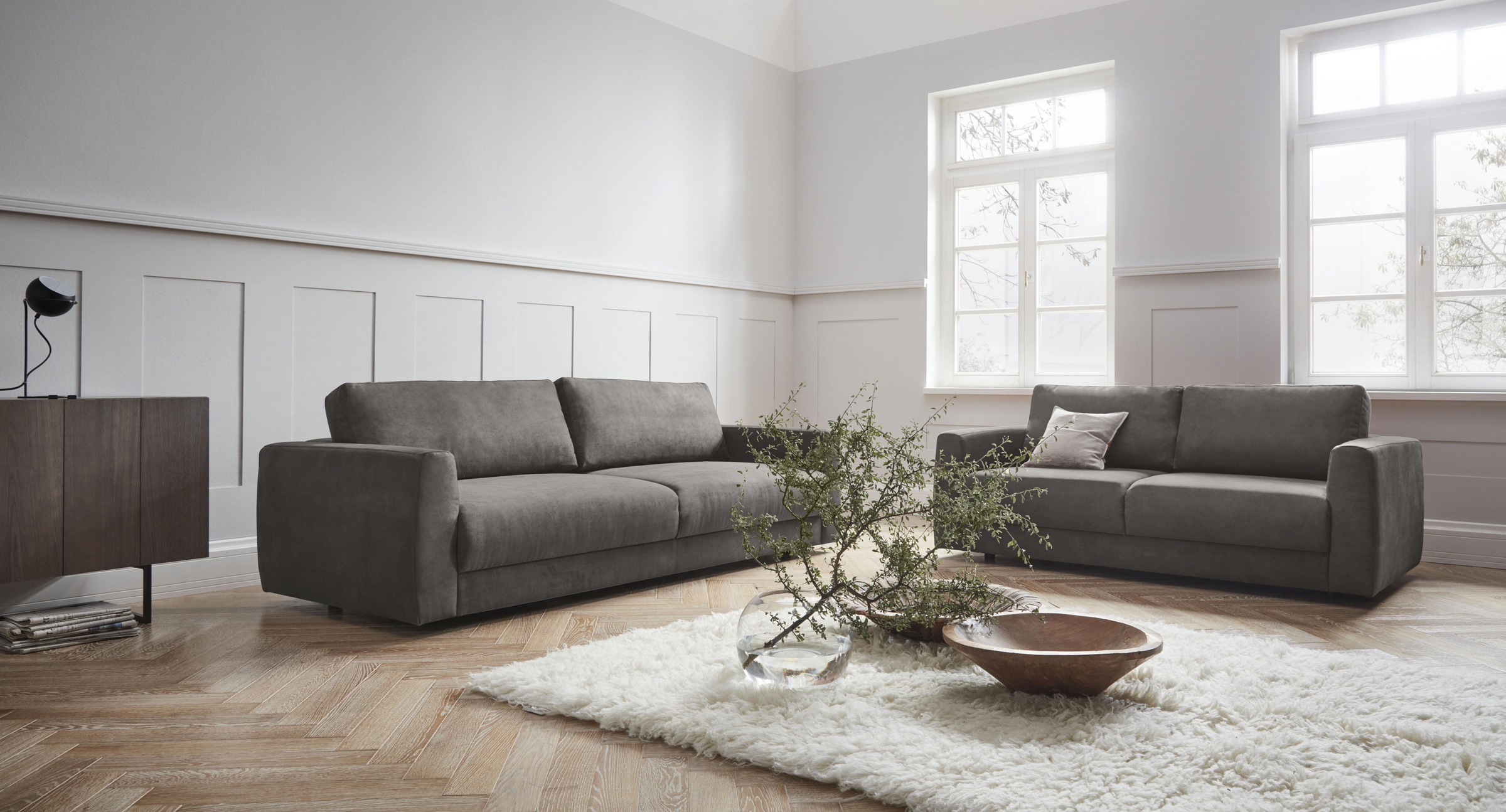 OTTO home 2-Sitzer »Hobro« in 3 Bezugsqualitäten in vielen Farben, Design by Morten Georgsen