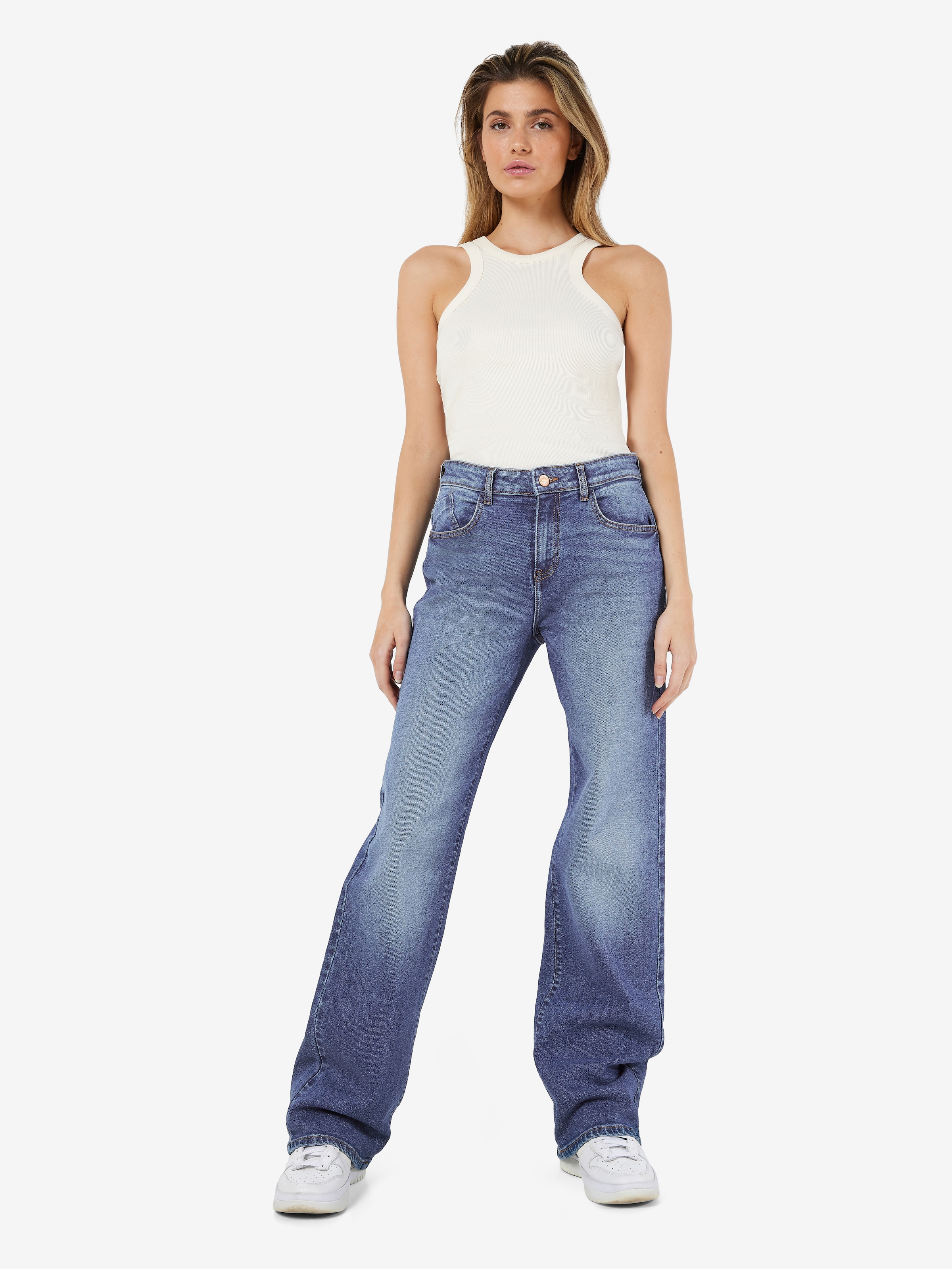 Noisy may Weite Jeans »NMYOLANDA NW WIDE JEANS AZ308MB FWD NOOS«