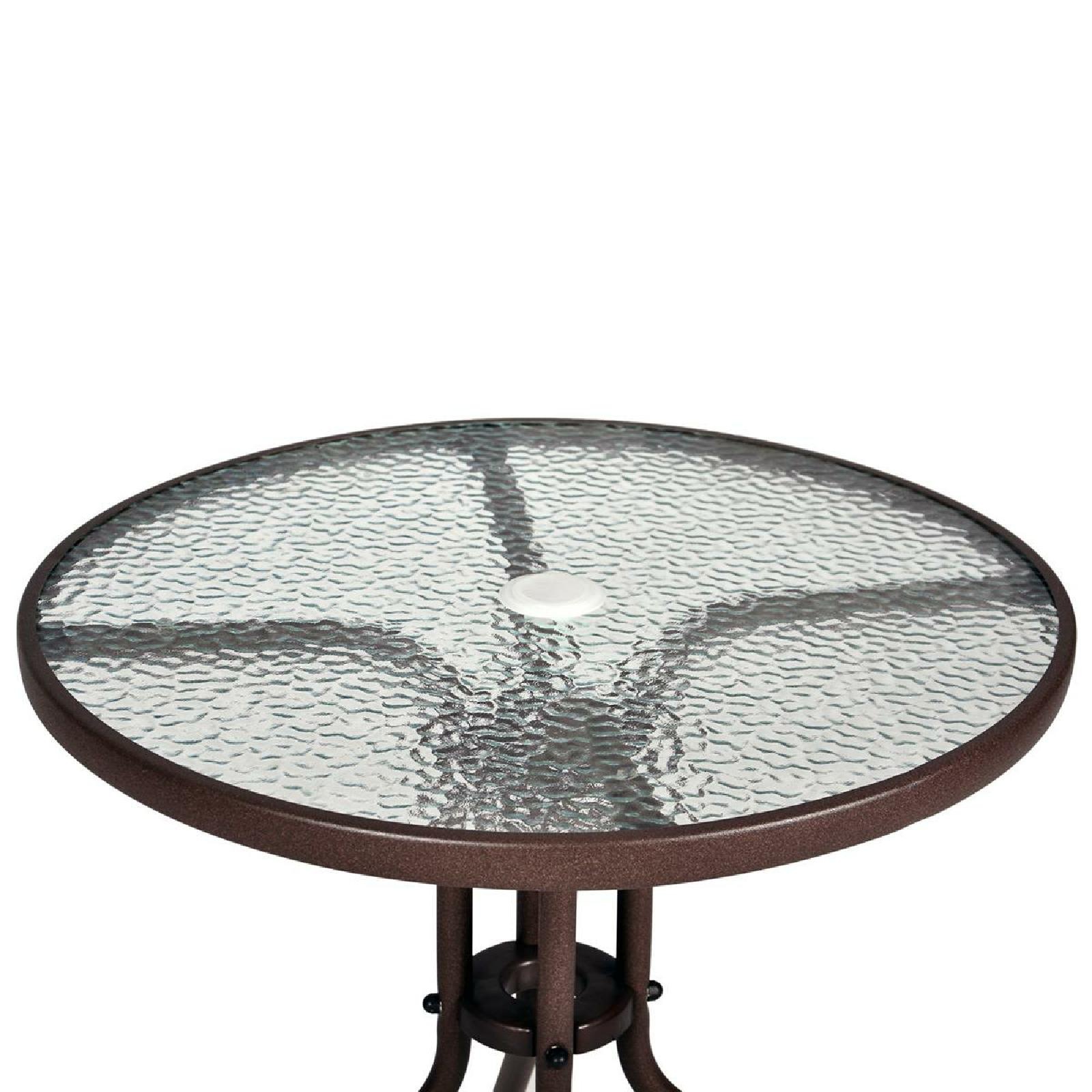 VCM Garten-Essgruppe »3-tlg. Bistroset Balkon Stuhl Tisch Set Braun«