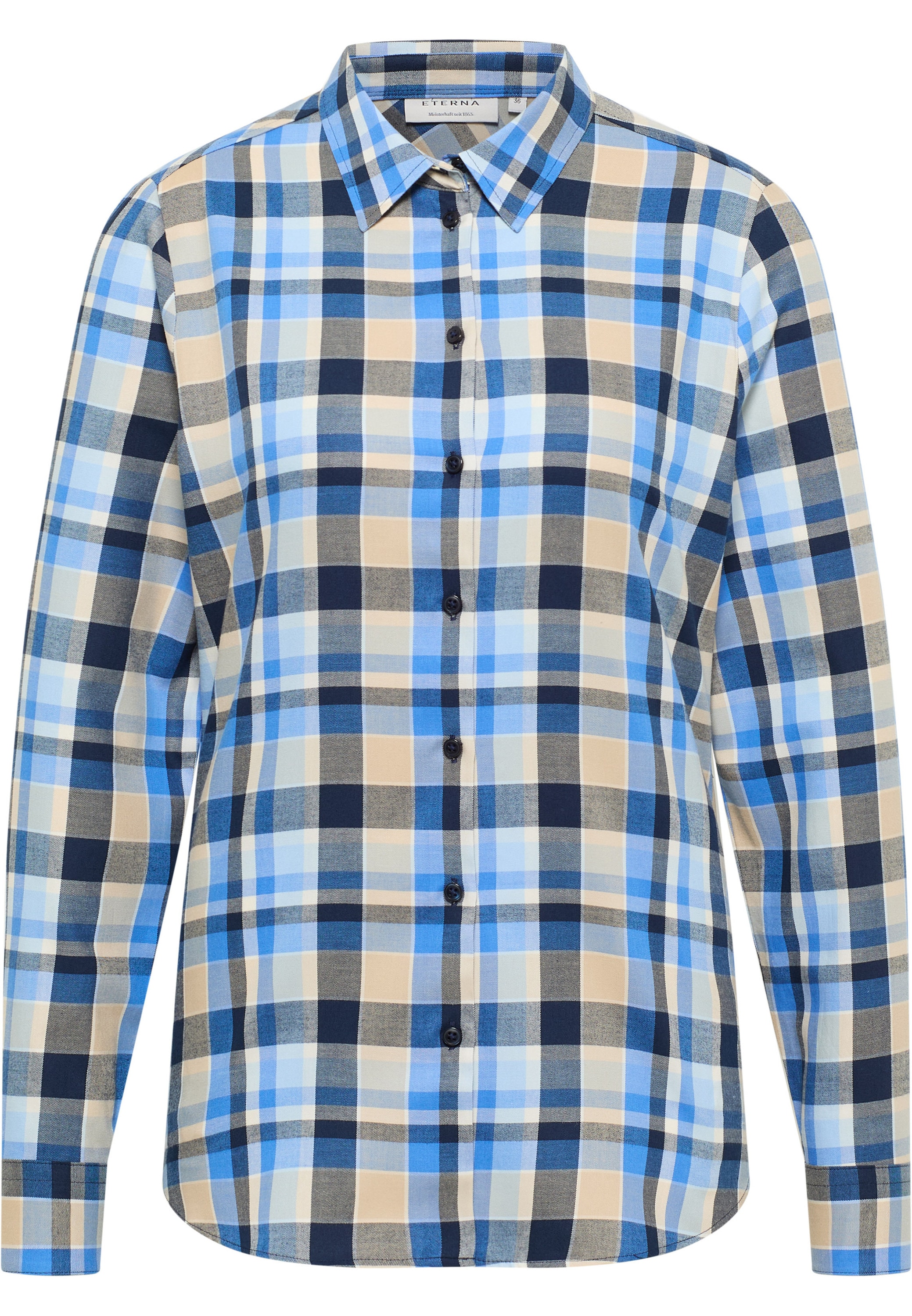 Eterna Hemdbluse »REGULAR FIT« EASY IRON (bügelleicht)