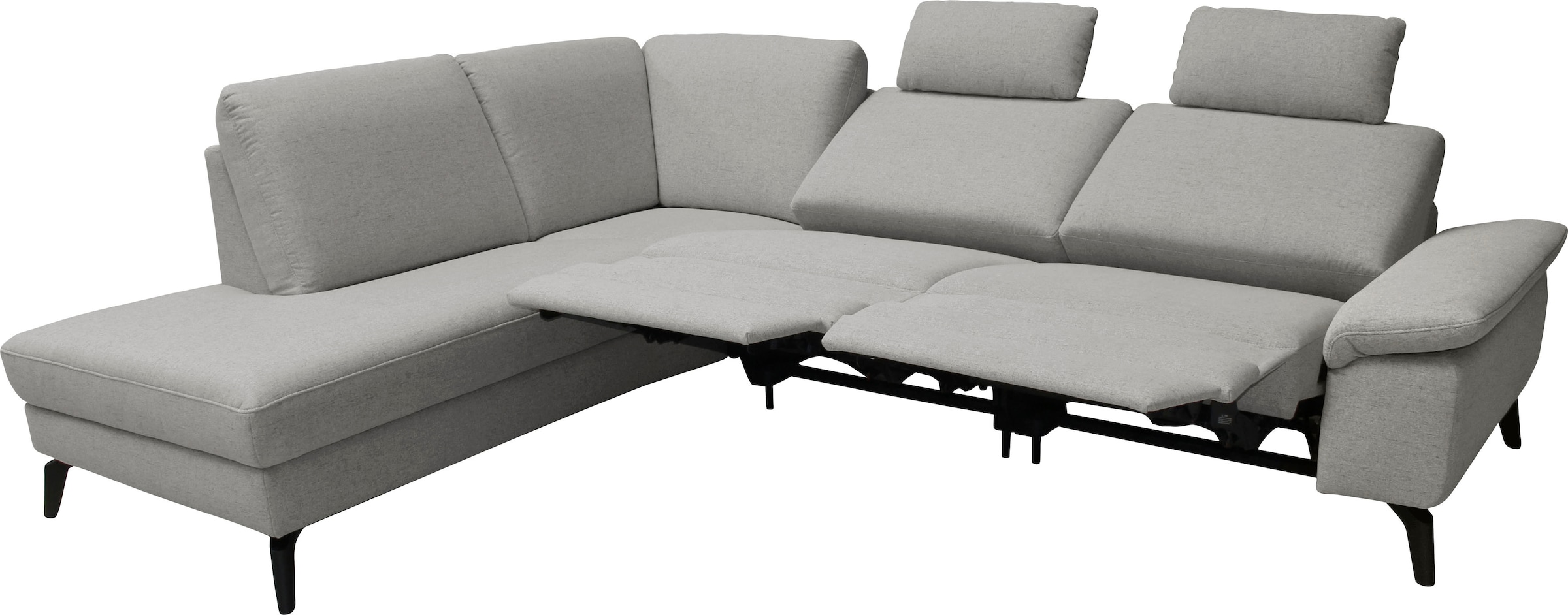 alina Ecksofa, inkl. Kopfstützen, wahlweise mit Relaxfunktion, Breite: 267 cm