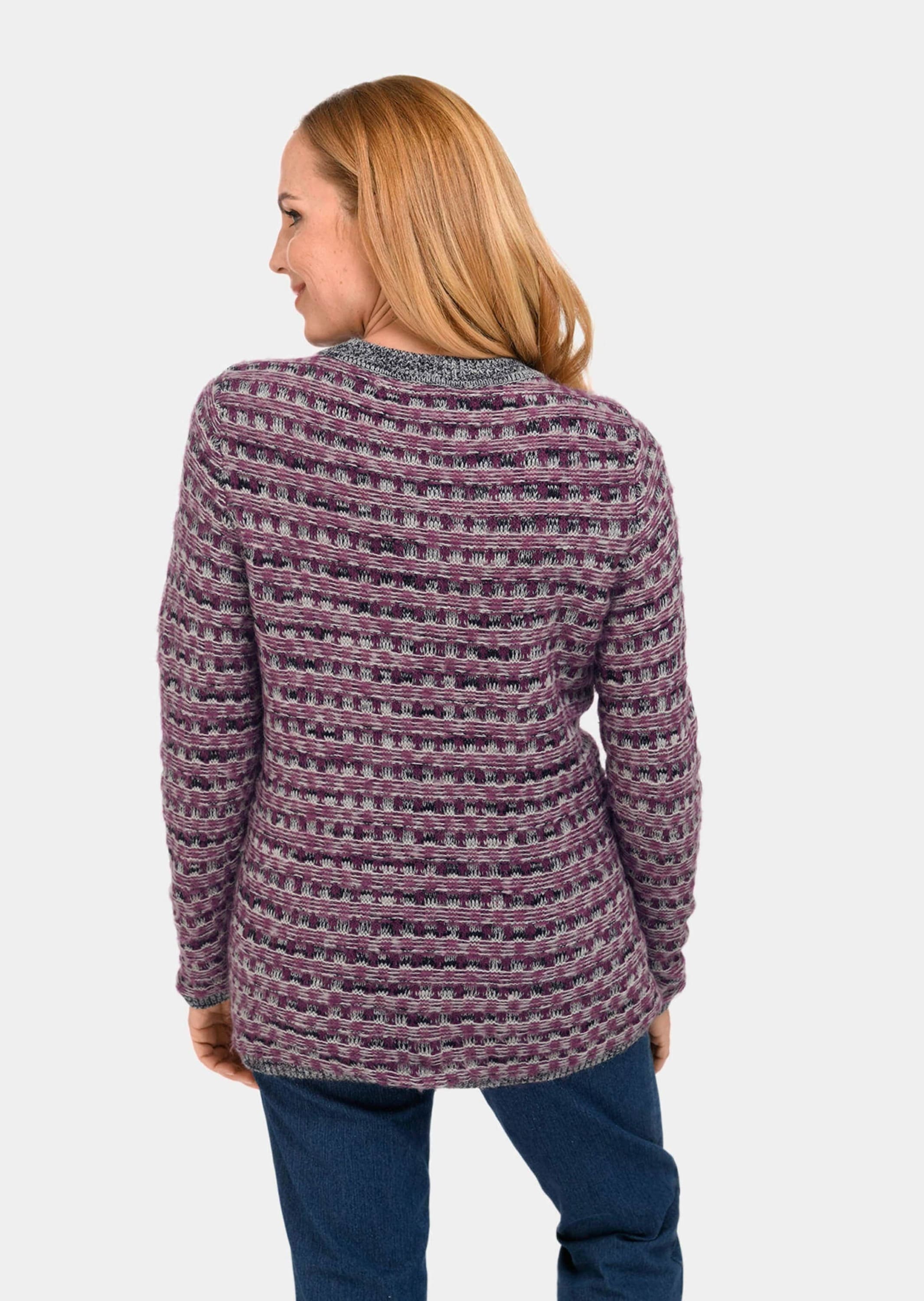 GOLDNER Longpullover »Pullover Trageangenehmer Pullover in Strukturmix«