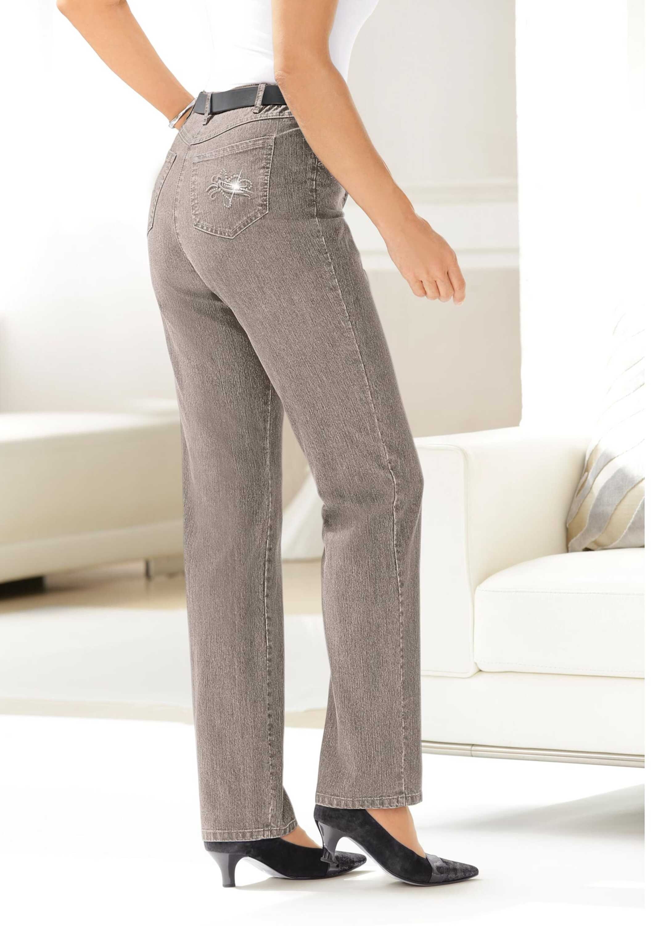 GOLDNER Stretch-Jeans »Kurzgröße Denimhose mit Stretchkomfort« Ohne