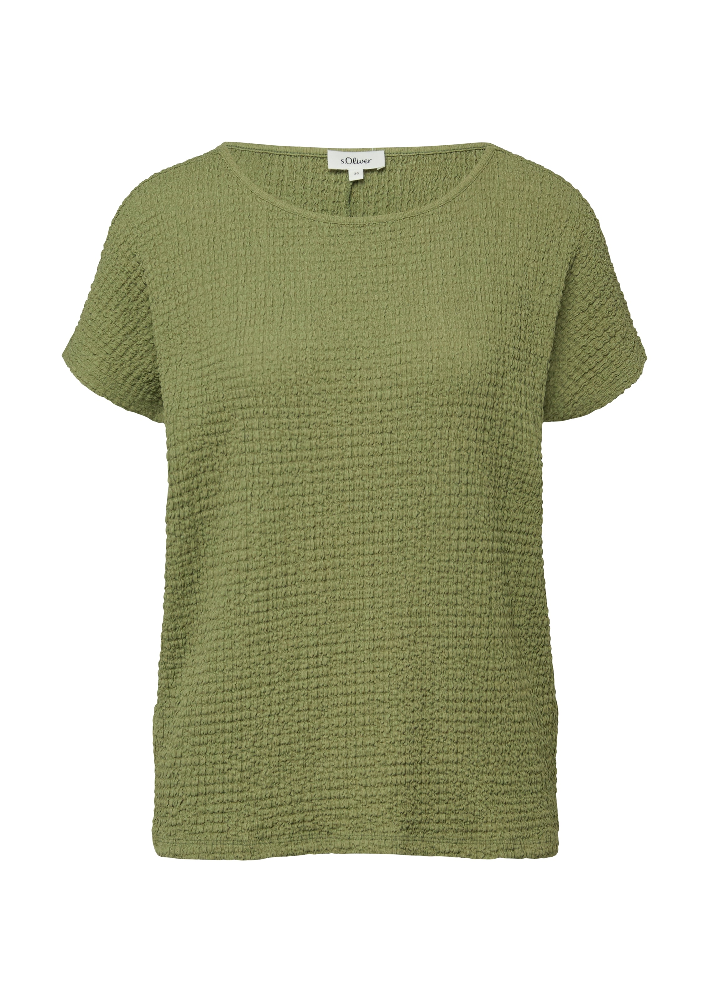 s.Oliver T-Shirt mit Struktur Muster