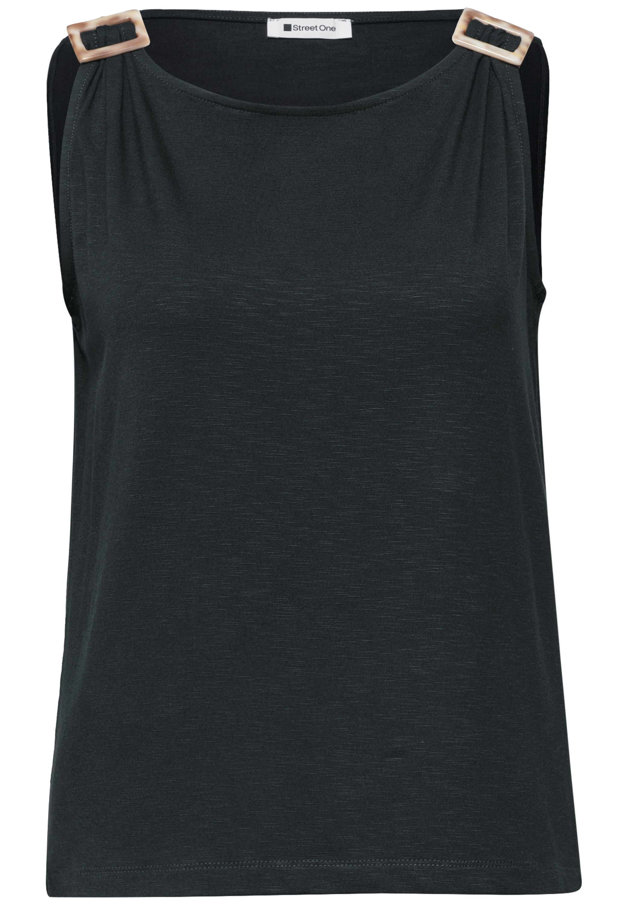 STREET ONE Shirttop mit Schnallen Detail
