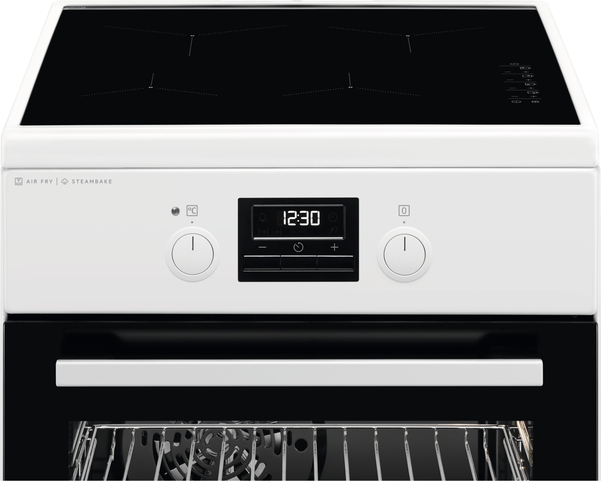 AEG Induktions-Standherd »CIB56494BW 943005695«, mit FlexiRunners™ – Teilauszug (2 Paar), Multilevel Cooking
