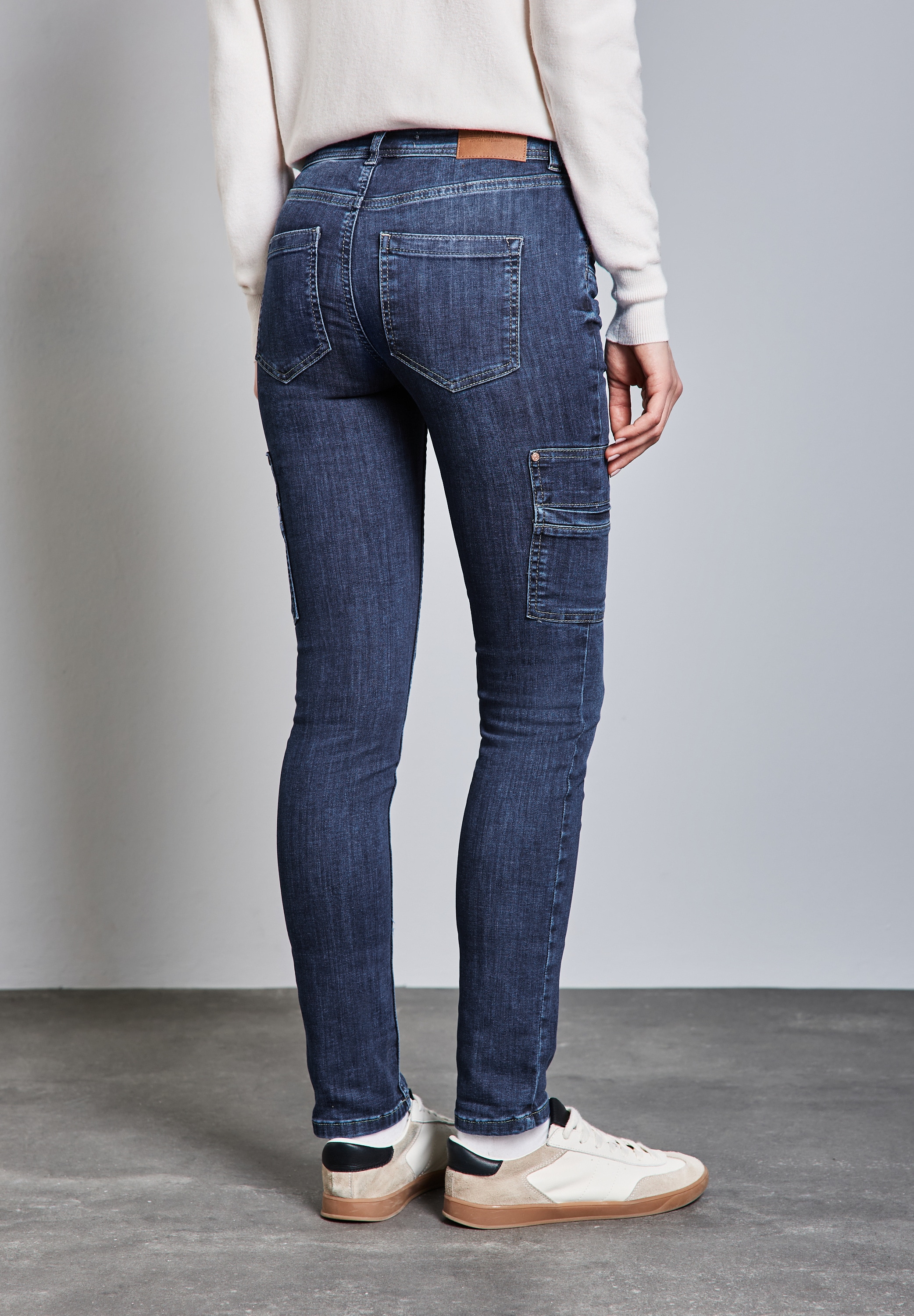 STREET ONE Regular-fit-Jeans »YORK«, mit Cargo-Look Taschen