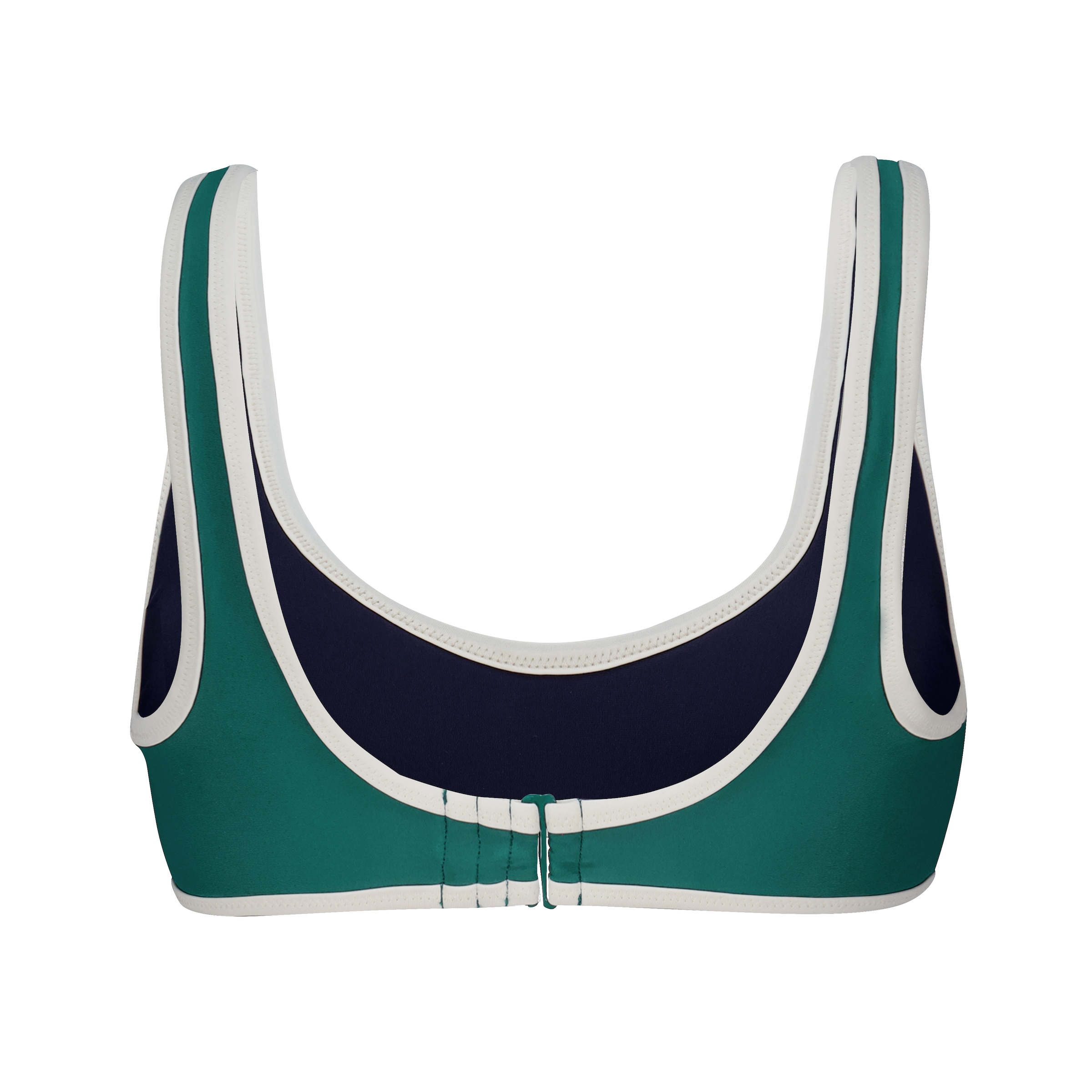 PUMA Crop-Bikini-Top mit Kontrastnähten