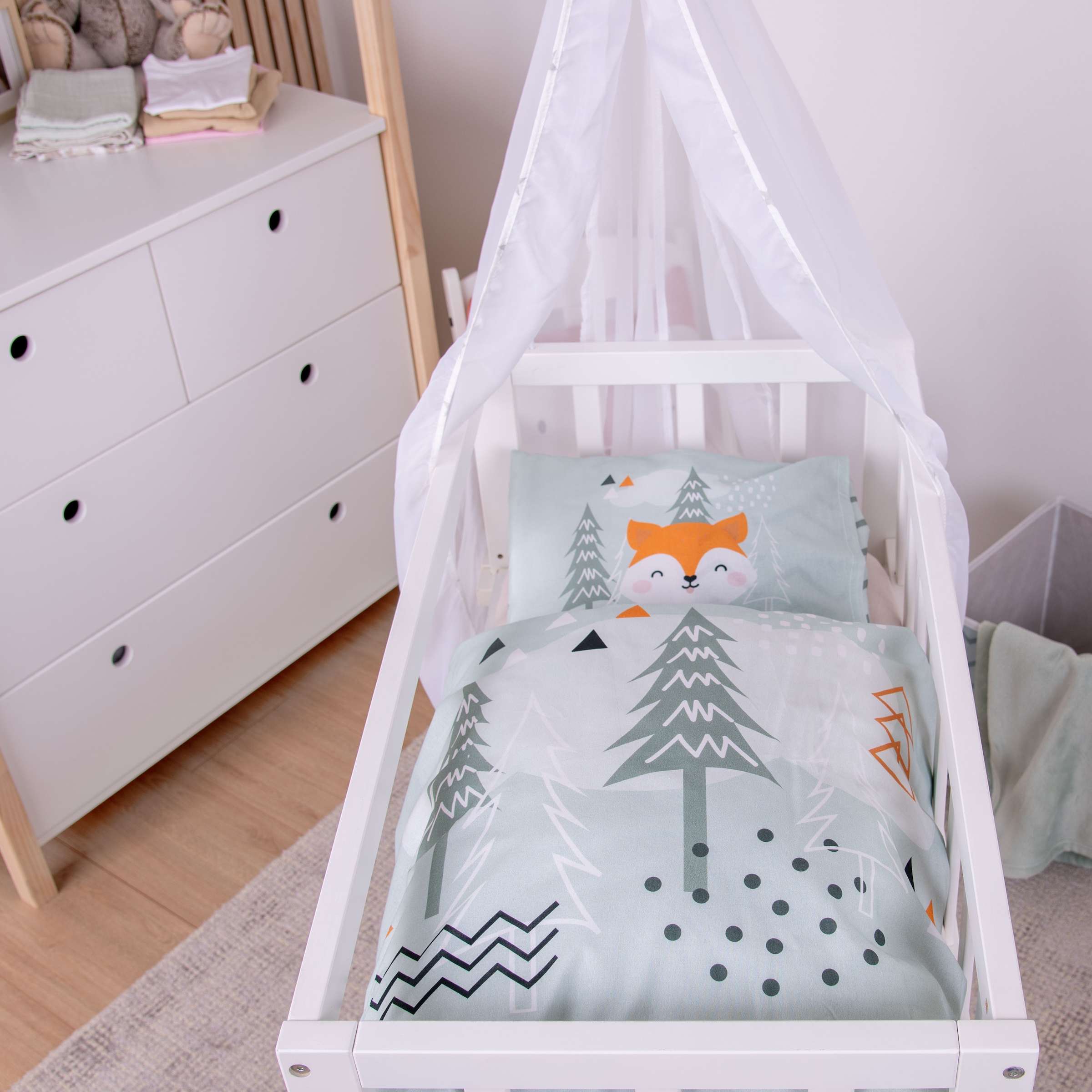 Baby Best Babybettwäsche »babybest Nordic Forest« 2 tlg. mit Wendefunktion
