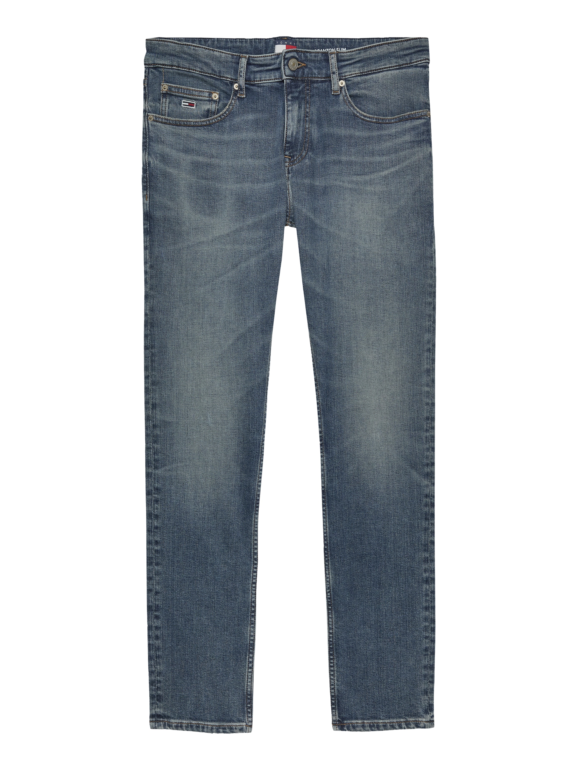 Tommy Jeans Slim-fit-Jeans »Scanton Slim Denim«, Mit Gürtelschlaufen