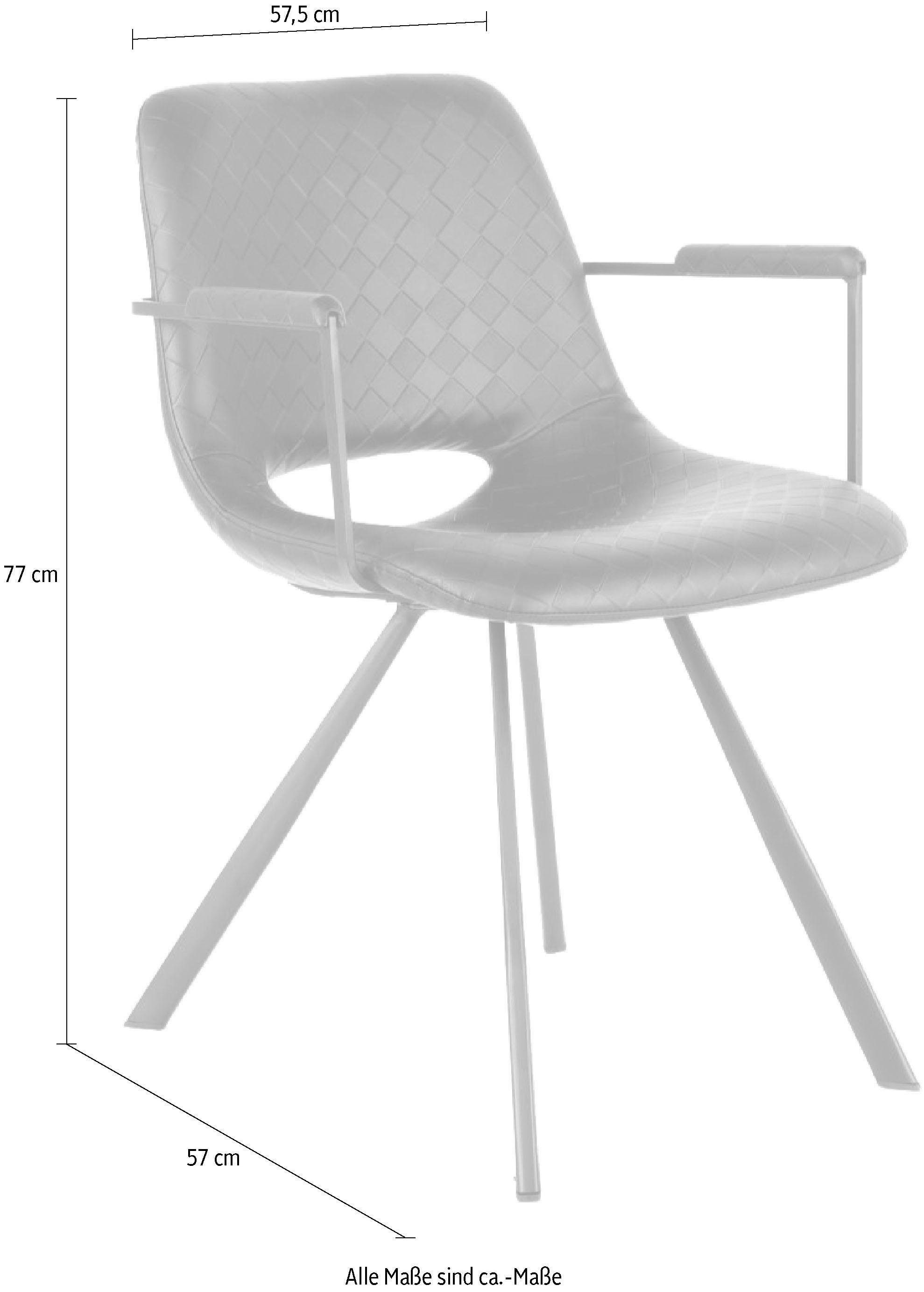 Kayoom Stuhl »Josephine 625 2er-Set, pflegeleicht«, (Set), 2 St., pflegeleicht
