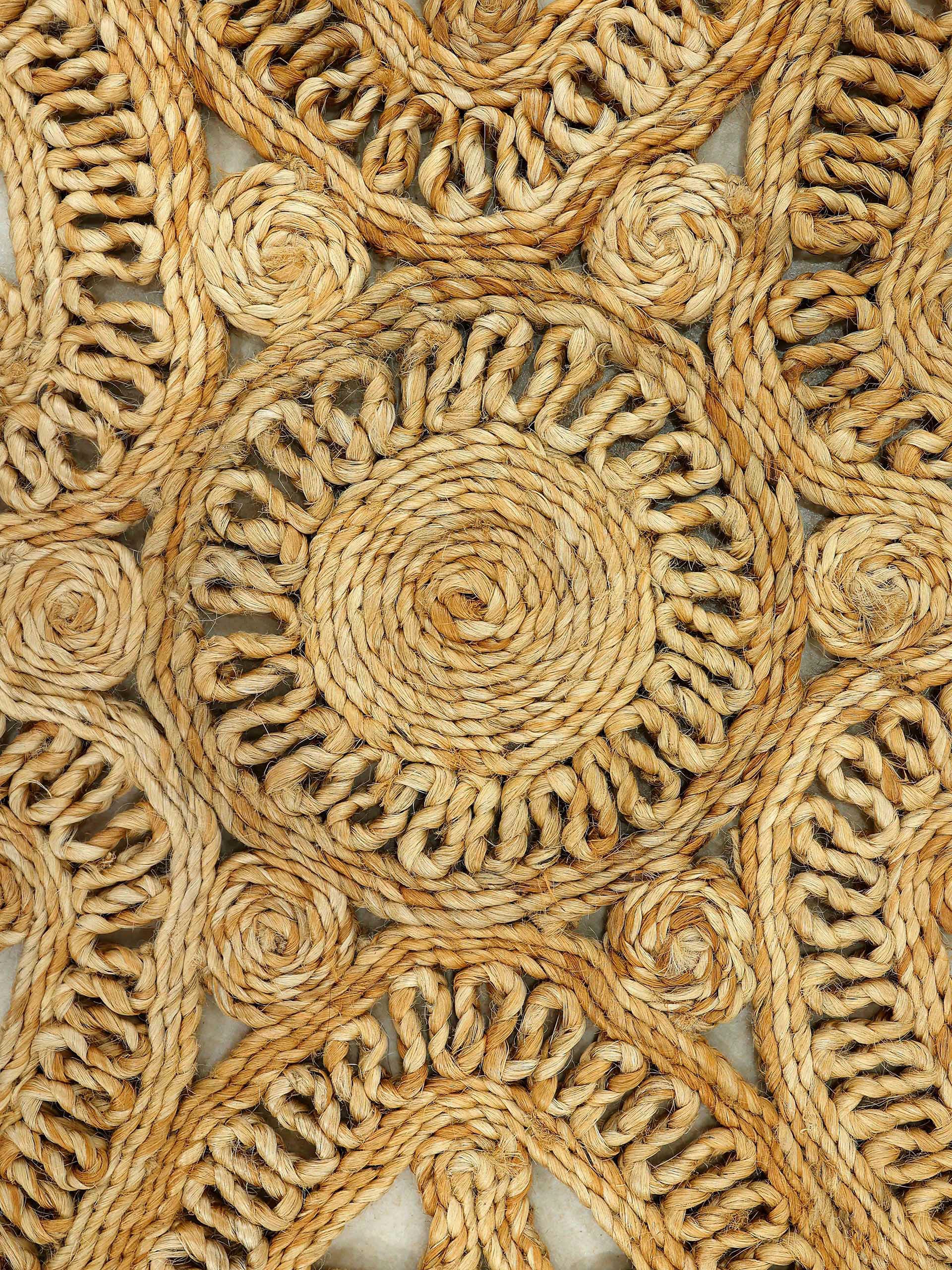 carpetfine Sisalteppich »Juteteppich Pflanzenmaterial gewebt, online Style Liam«, rund, Boho von natürliches Hand kaufen