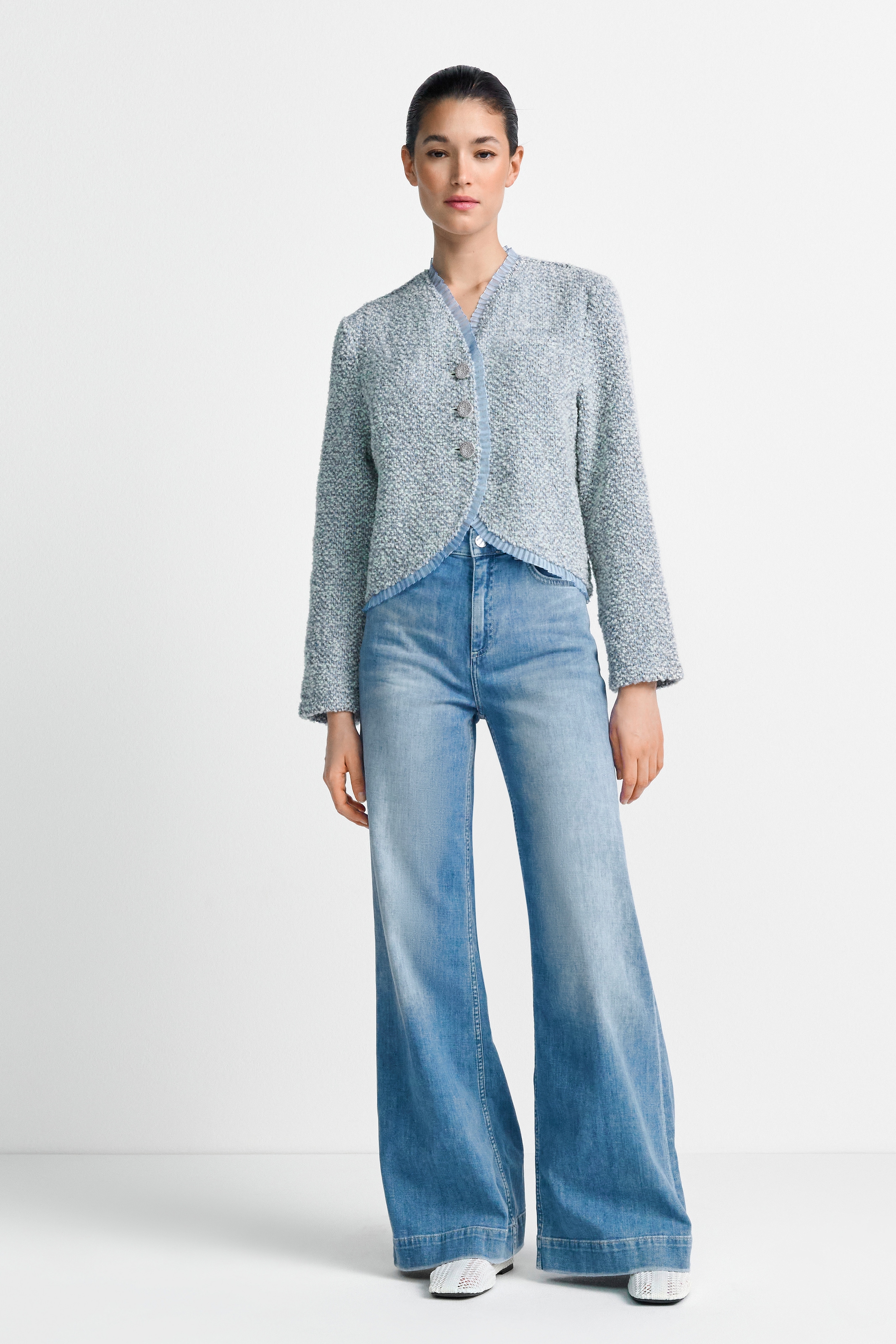 RICHROYAL Weite Jeans Marlene-Form