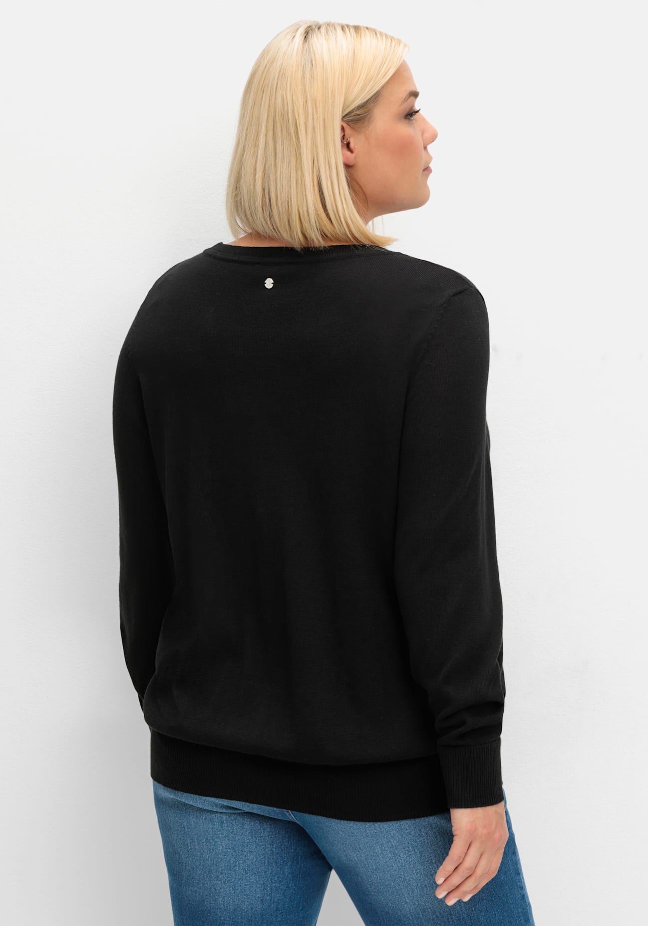 Sheego Rundhalspullover »Rundhalspullover«
