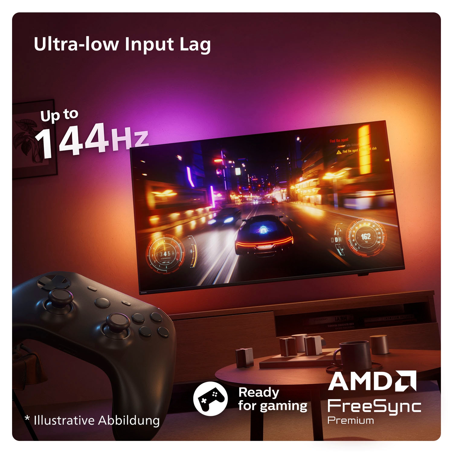 Philips Mini-LED-Fernseher »55PML9009/12«, 4K Ultra HD, Smart-TV