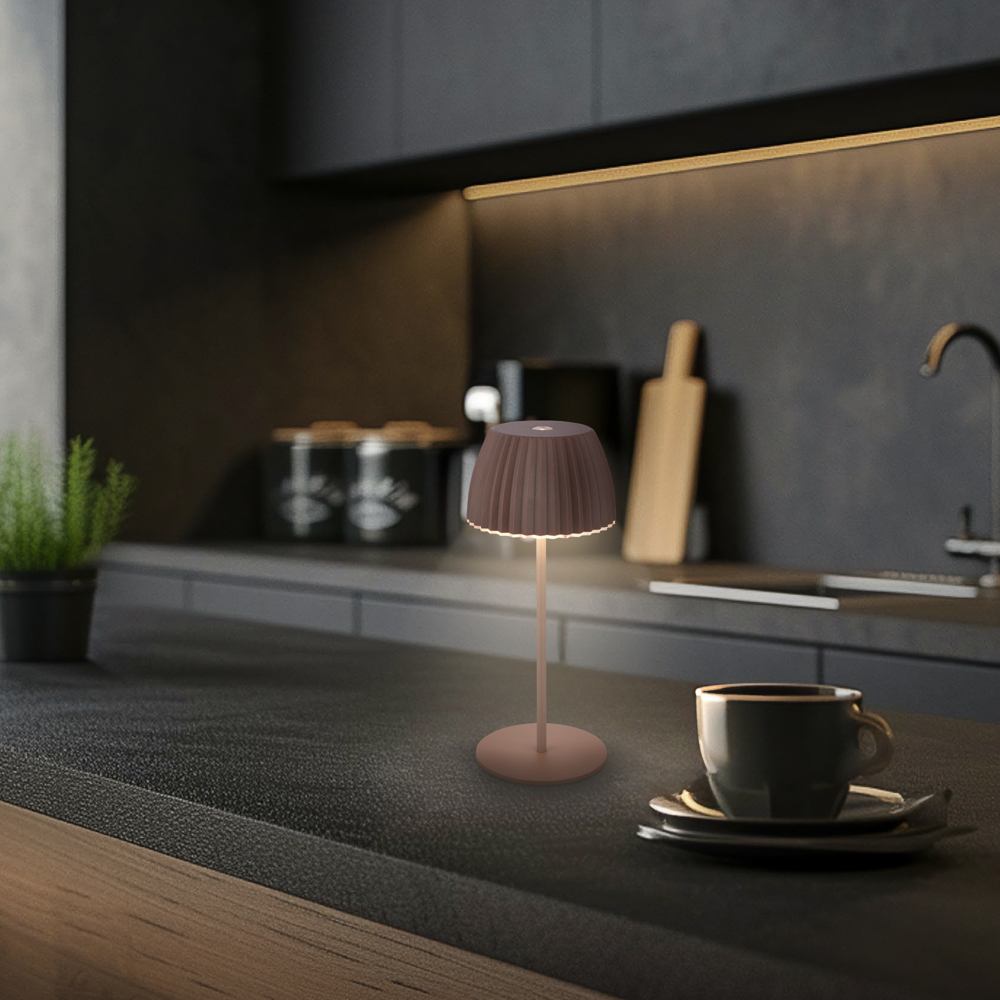 Briloner Leuchten LED Tischleuchte »Akku LED Tischleuchte« LED-Modul