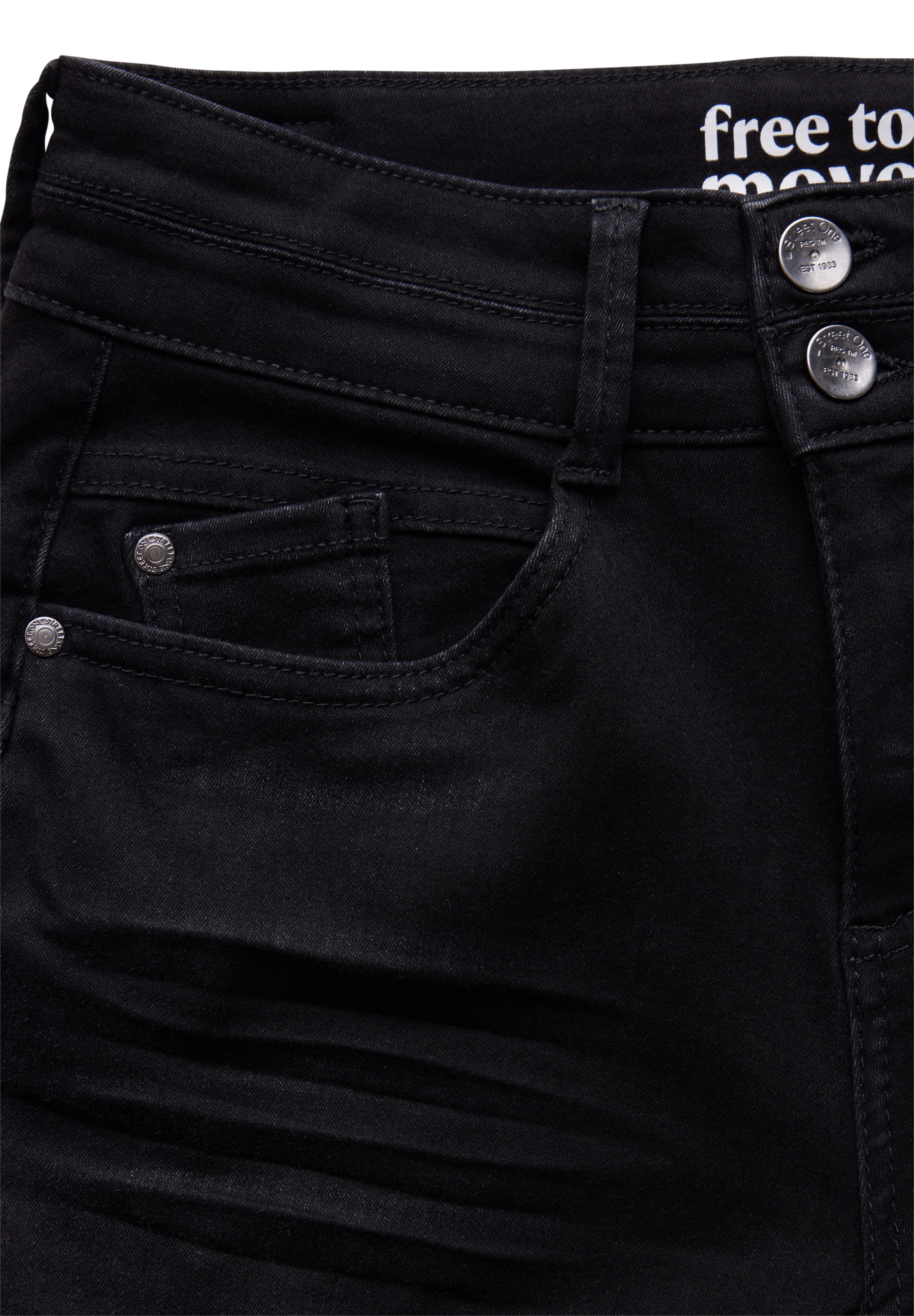 STREET ONE Slim-fit-Jeans »Style YORK«, im 5-Pocket-Style