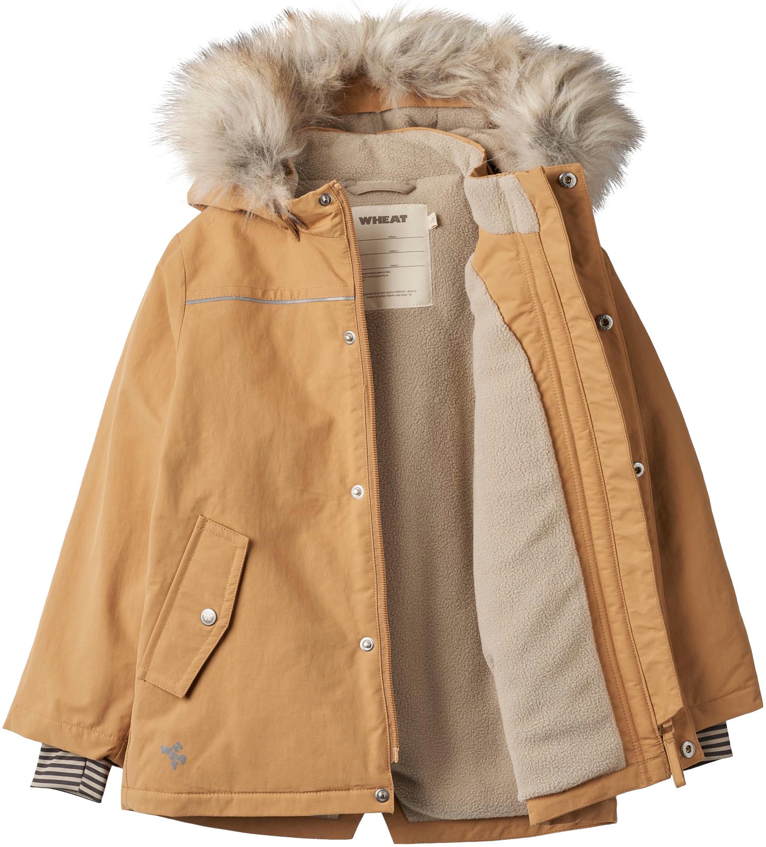 WHEAT Outdoorjacke »Jacket Kasper Tech«, mit Kapuze, wasserdicht, atmungsaktiv und leicht wattiert