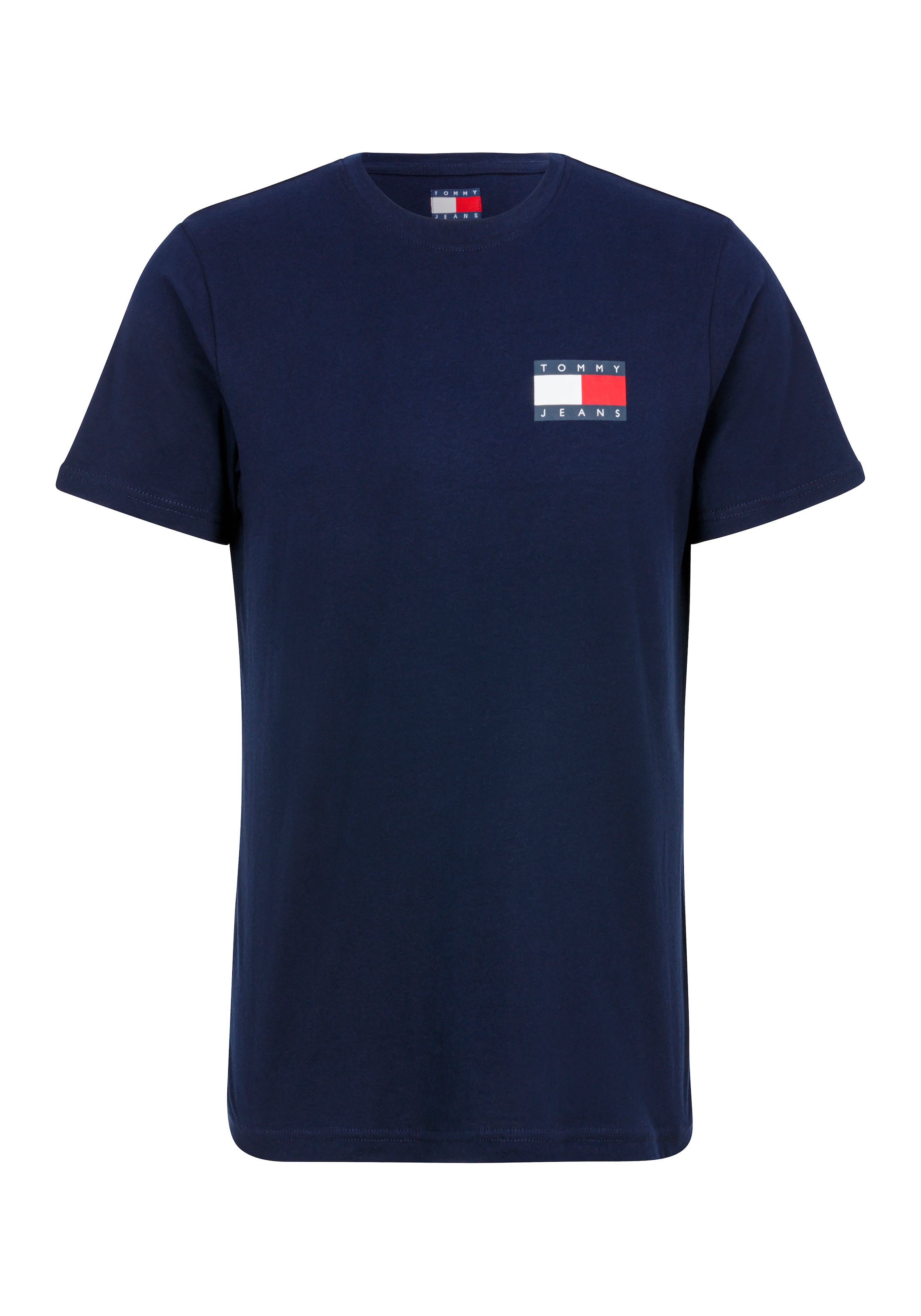 TOMMY JEANS T-Shirt »TJM SLIM ESSENTIAL FLAG TEE EXT«