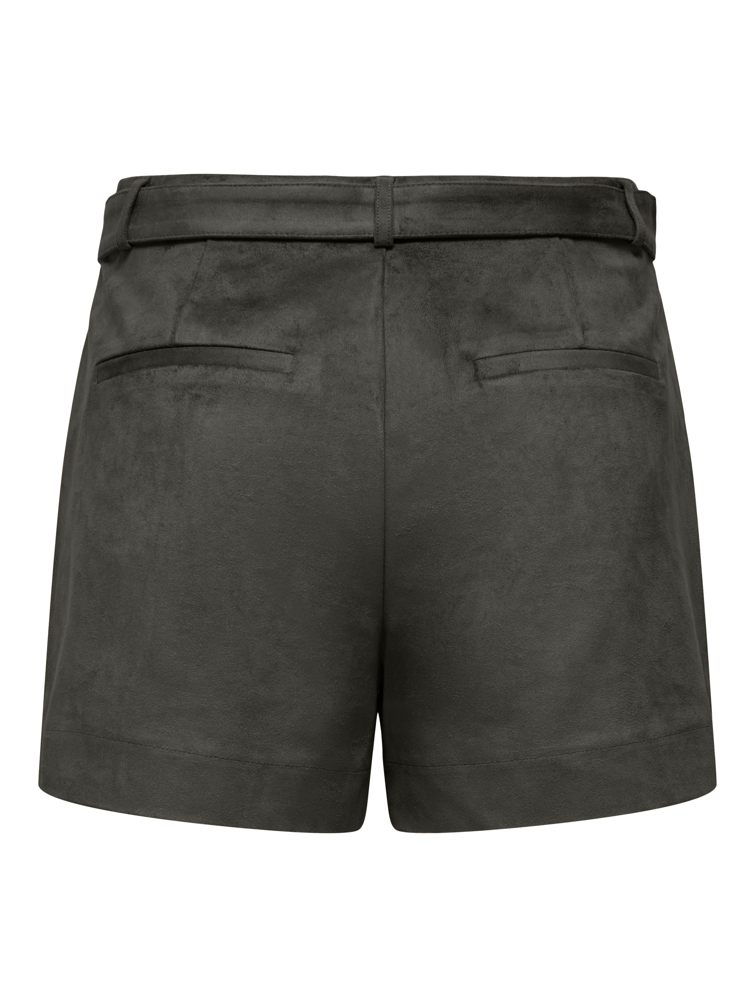 ONLY Shorts »ONLTAVIA HW FAUX SUEDE BELT SHORTS PNT«  Materialmix, Wildlederimitat, mit Gürtel