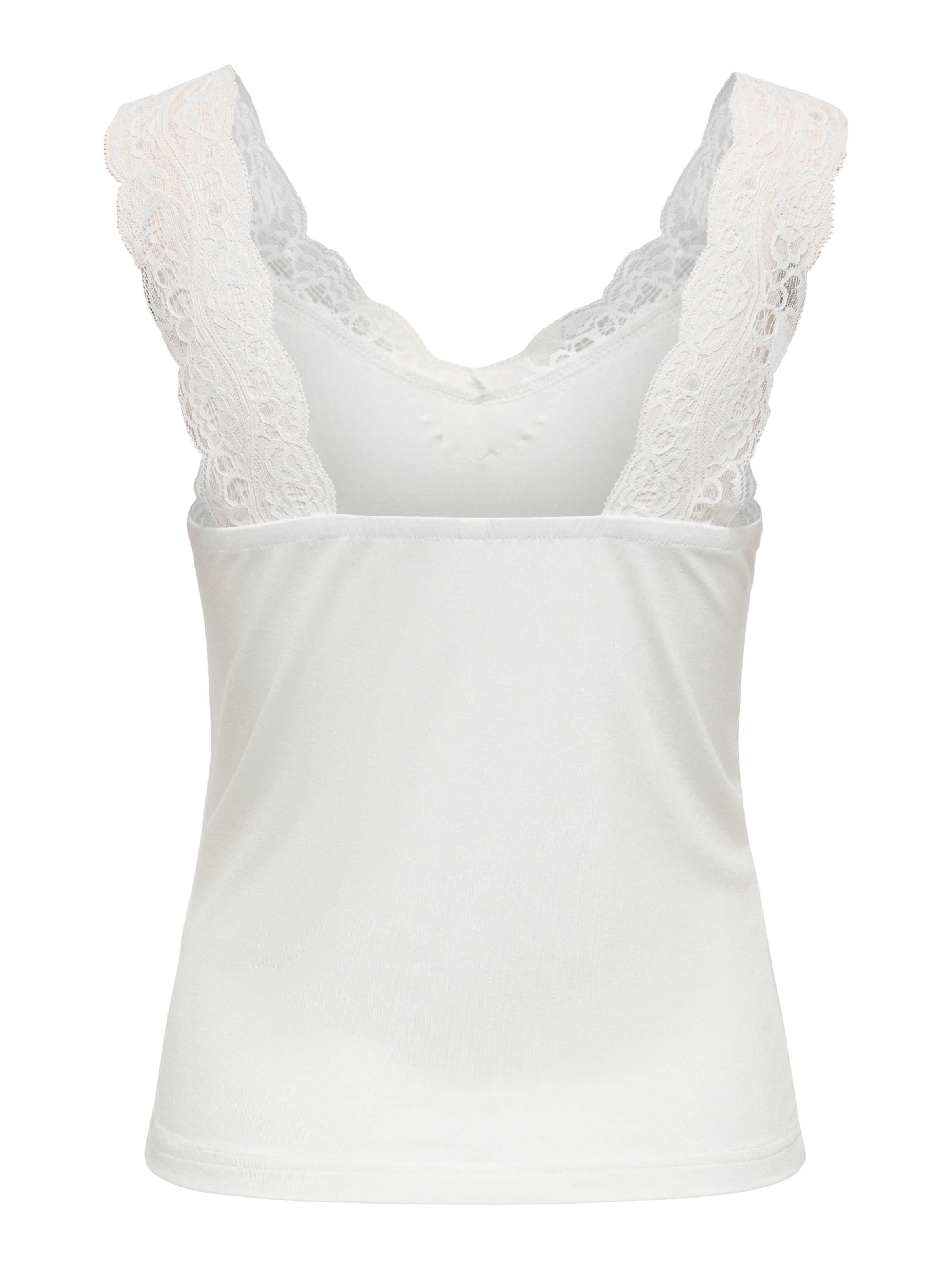 ONLY Spitzentop »ONLLUNI TANK TOP WITH LACE DETAIL CS JRS« Viskosemischung, regular fit