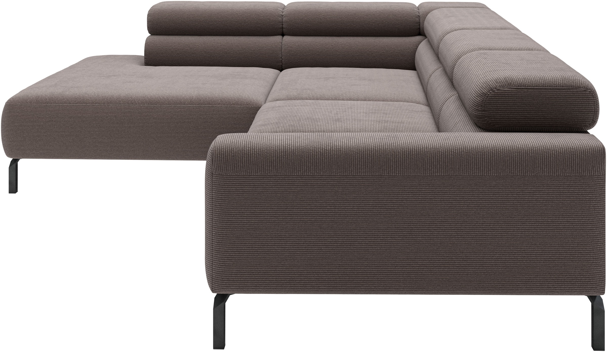 Home affaire Ecksofa »Antonelli, L-Form,  incl. Kopfteilverstellung, Breite 312 cm« wahlweise elektrische Sitztiefenverstellung